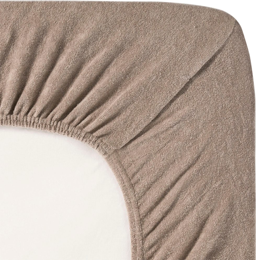Cinderella Spannbettlaken »Uni Frottier Split Topper«, für Split-Topper geeignet
