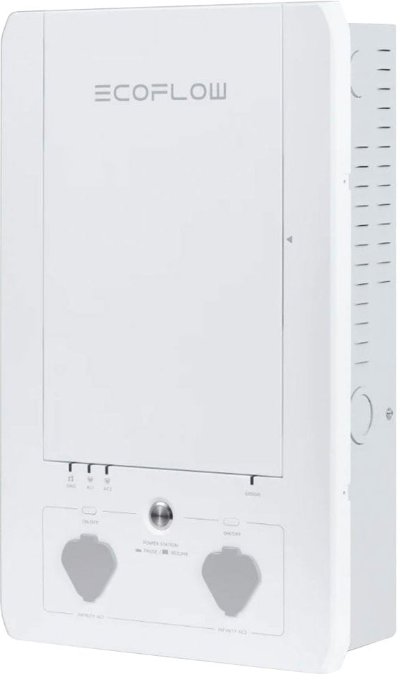 Ecoflow Solaranlage »Delta Pro Powerstation mit 2 x 400W Ecoflow Solarmodul«, (Spar-Set), mit 3,6kWh Zusatzbatterie und Smart Home Panel, Plug and play
