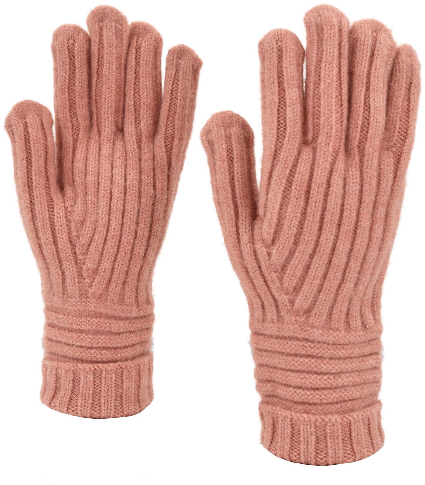 styleBREAKER Strickhandschuhe "Strickhandschuhe mit Rippenmuster" 1 Stk.