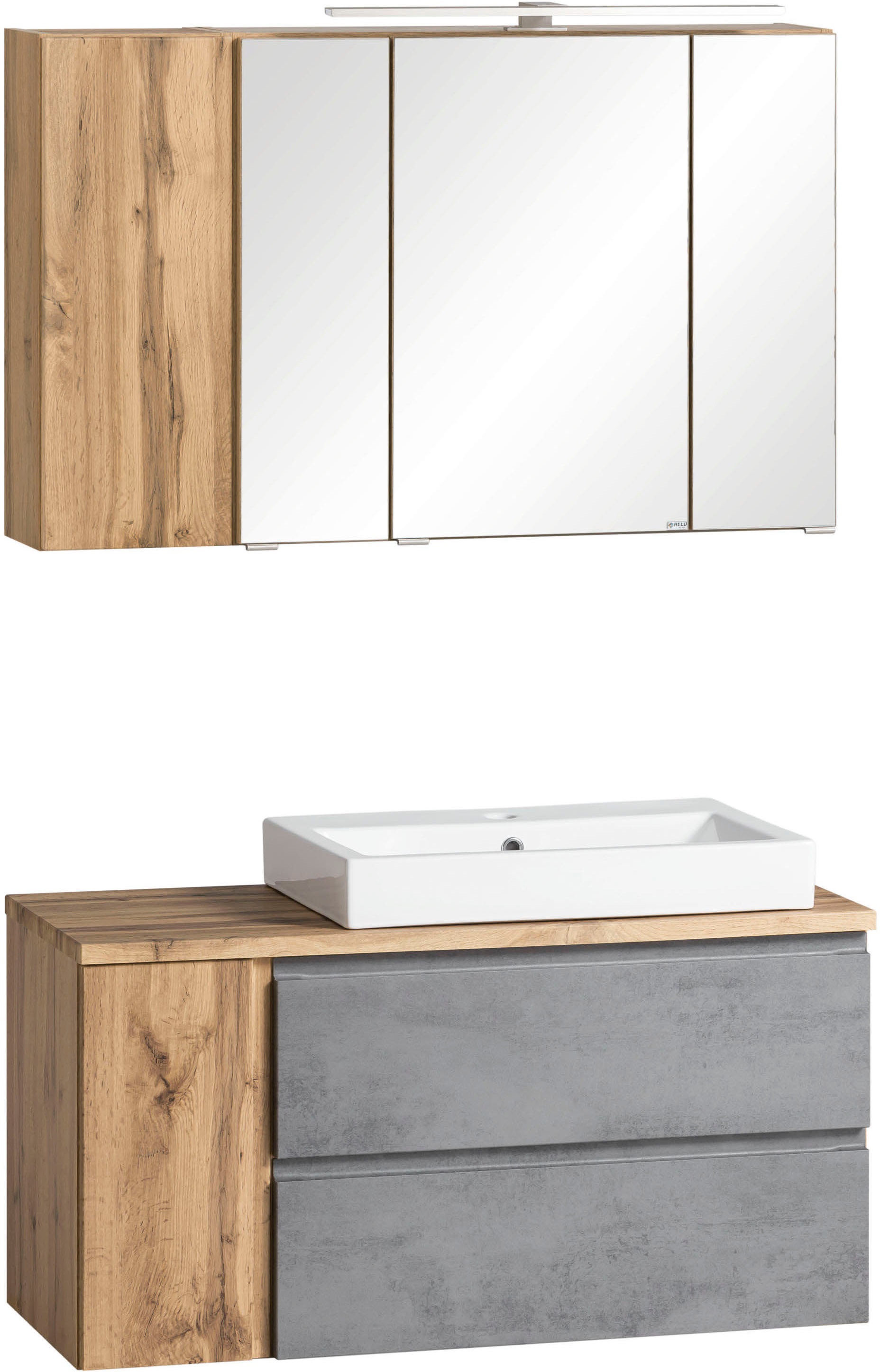 welltime Badmöbel-Set "Sölden" 2 Stk. tlg. günstig online kaufen