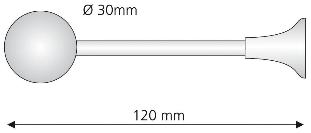 Liedeco Raffhalter, (1 St.), für Gardinenstangen Ø 16 mm auf Rechnung | BAUR | Raffhalter