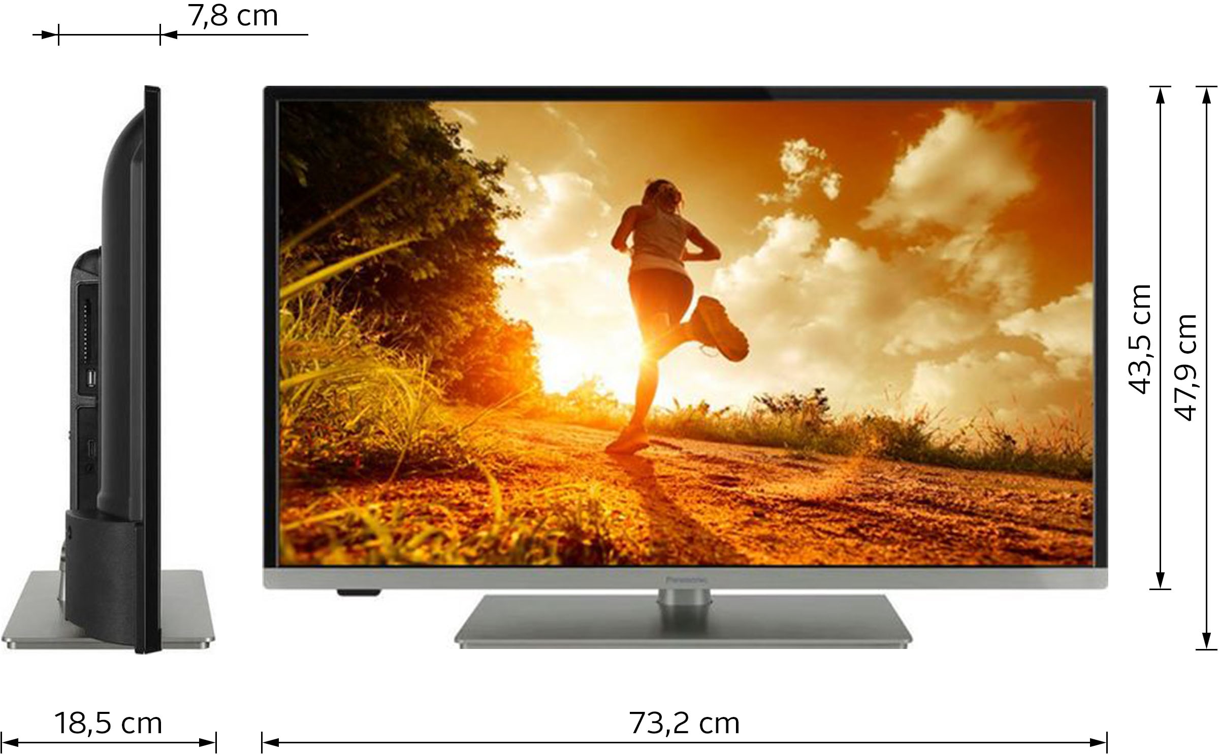 Panasonic LED-Fernseher »TX-32JSW354«, 80 cm/32 Zoll, HD ready, Smart-TV