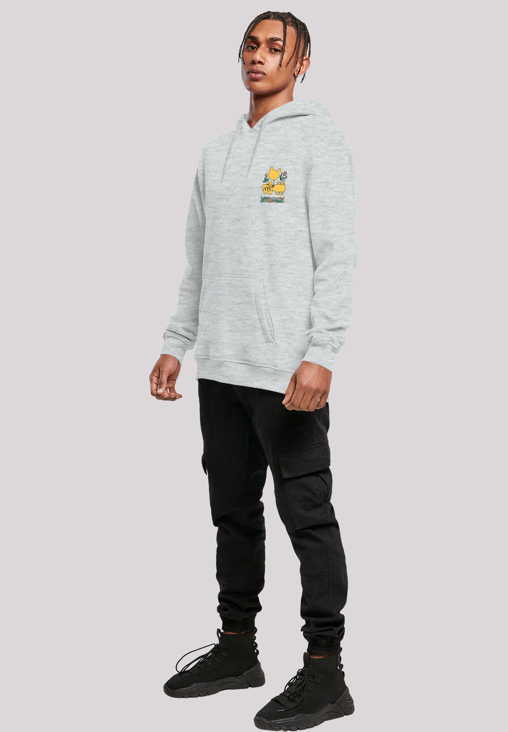 F4NT4STIC Sweatshirt »Woodstock Brust Logo«, Print