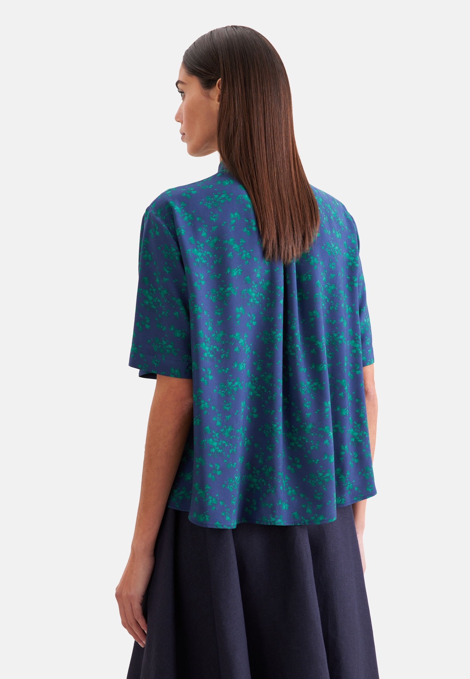 seidensticker Klassische Bluse Tunika Druck