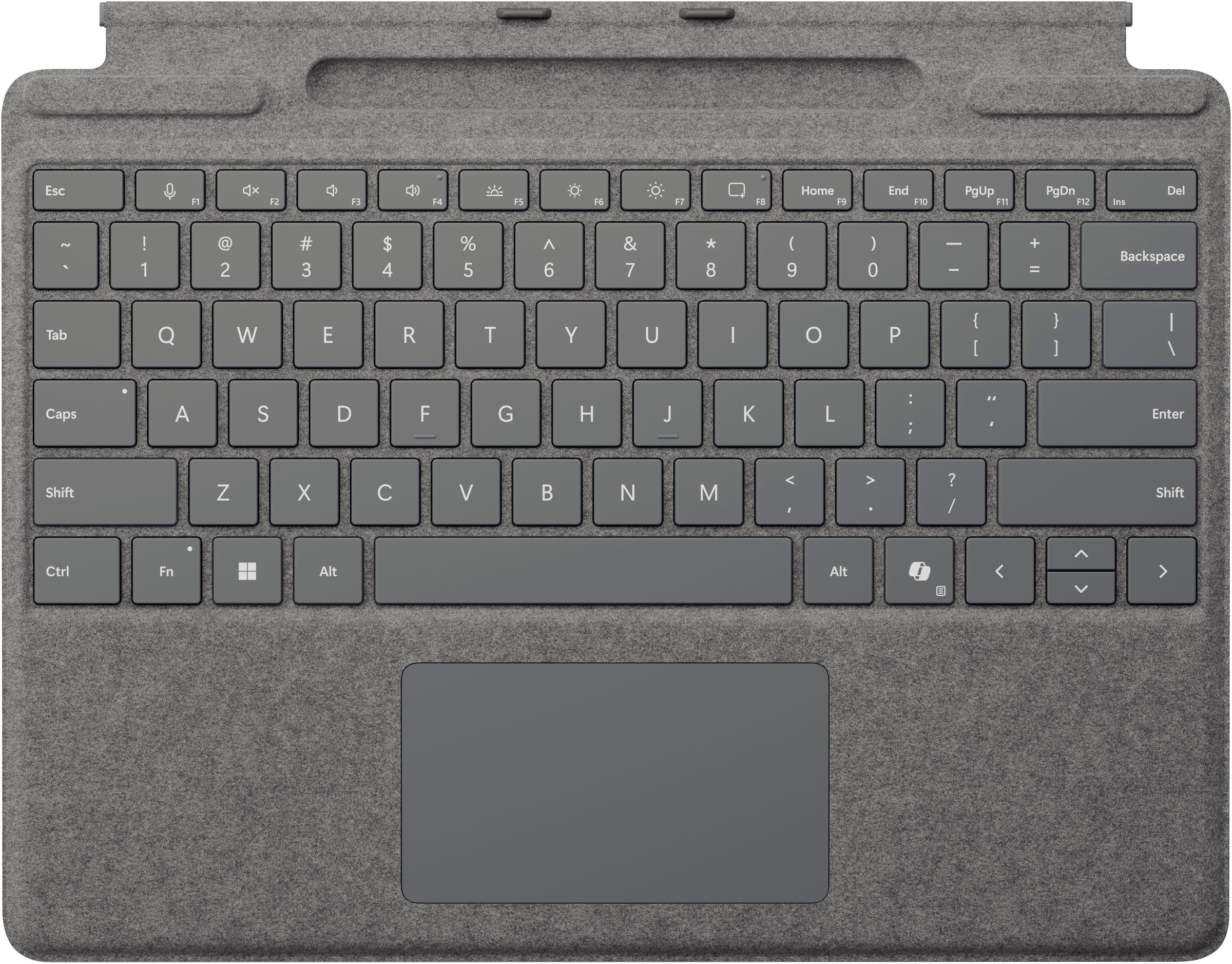 Microsoft Tastatur mit Touchpad »Surface Pro mit Slim Pen«, (Fn-Tasten-Touchpad), mit Slim Pen