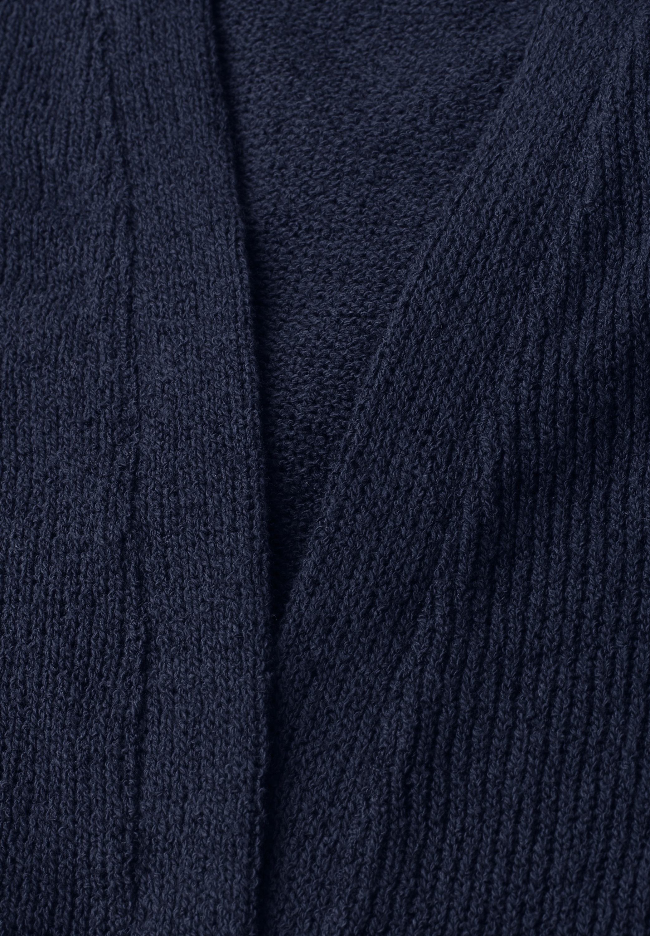 STREET ONE Cardigan aus elastischem Materialmix