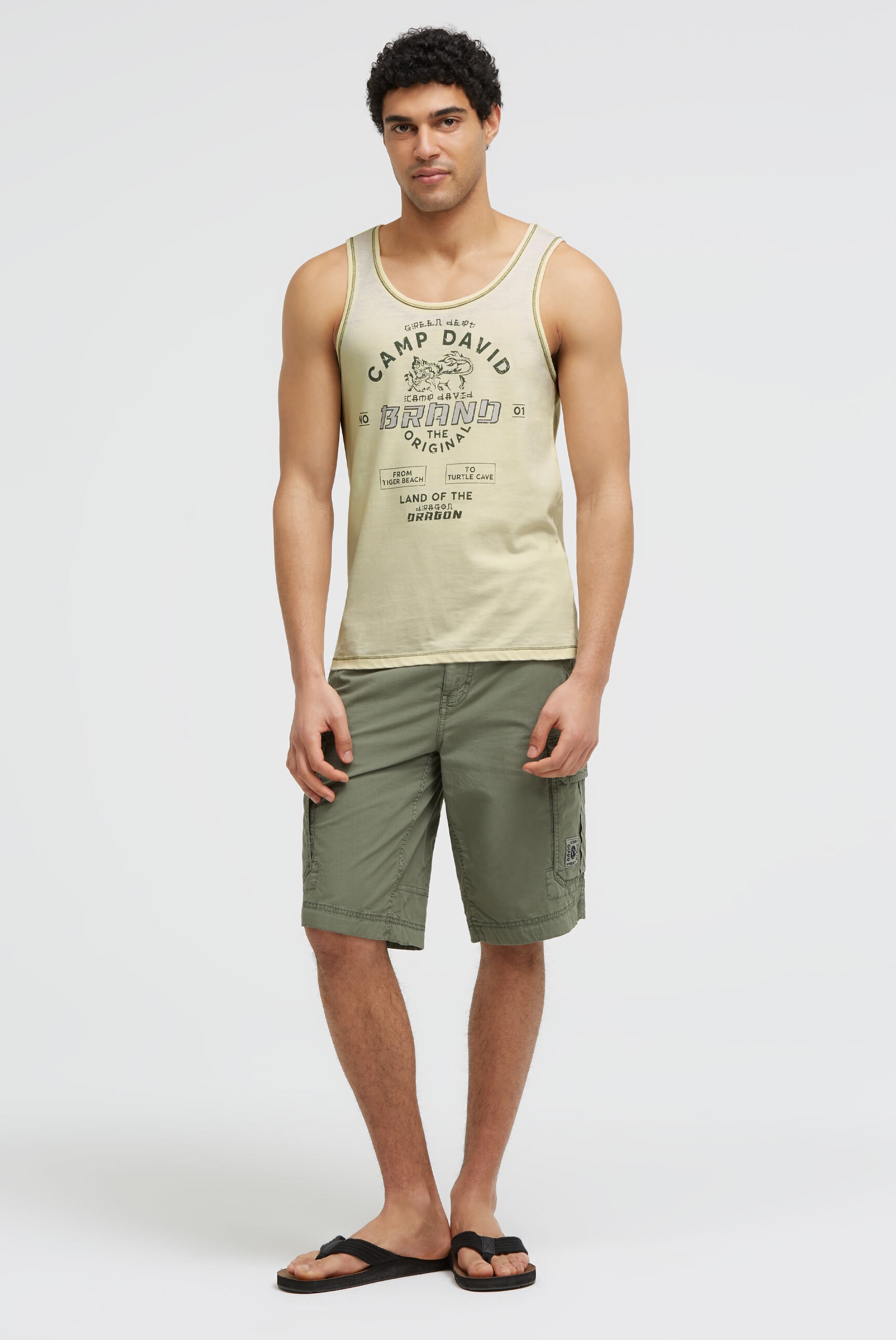 CAMP DAVID Tanktop in softer Haptik