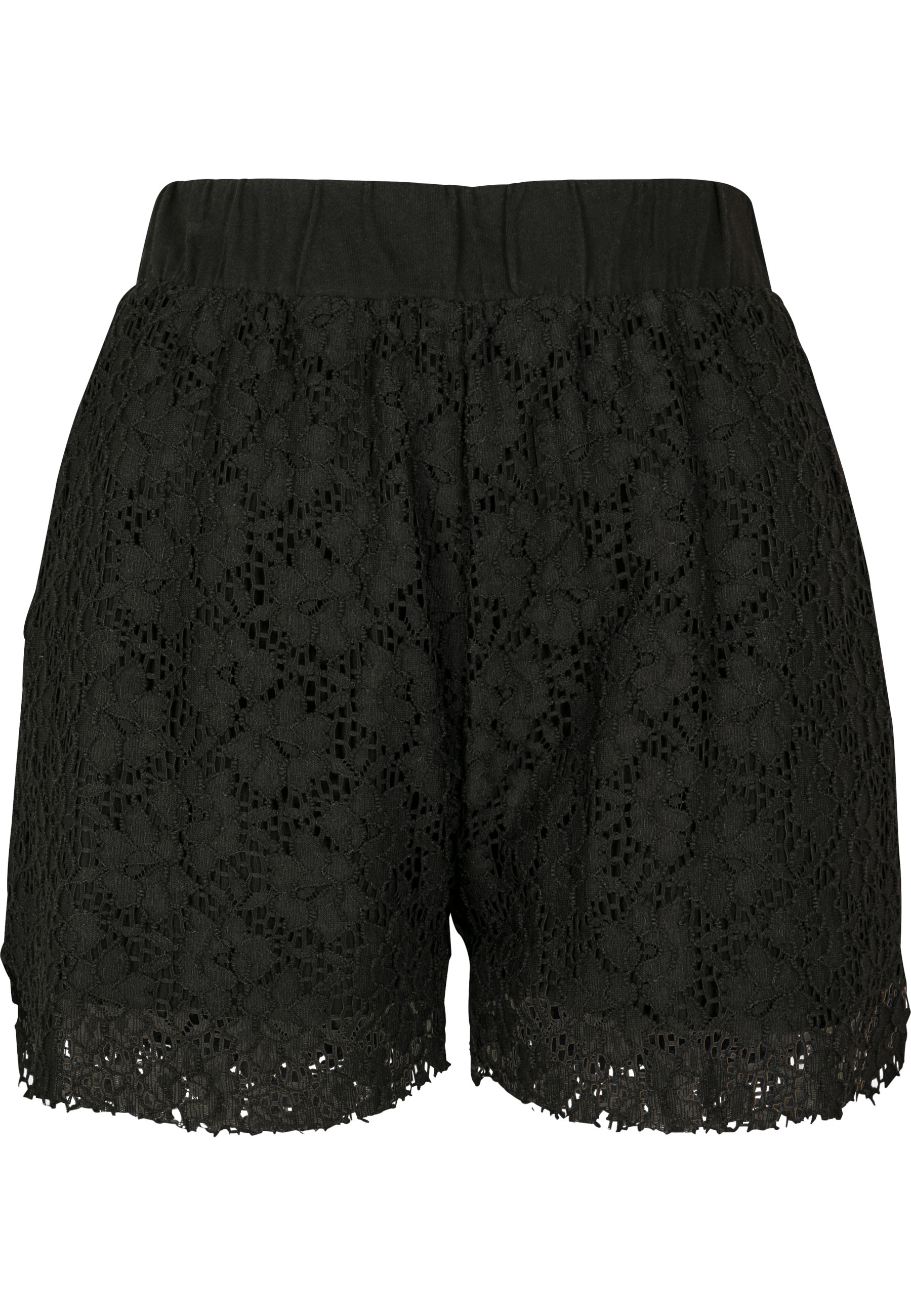 URBAN CLASSICS Stoffhose "Urban Classics Damen Ladies Laces Shorts" günstig online kaufen