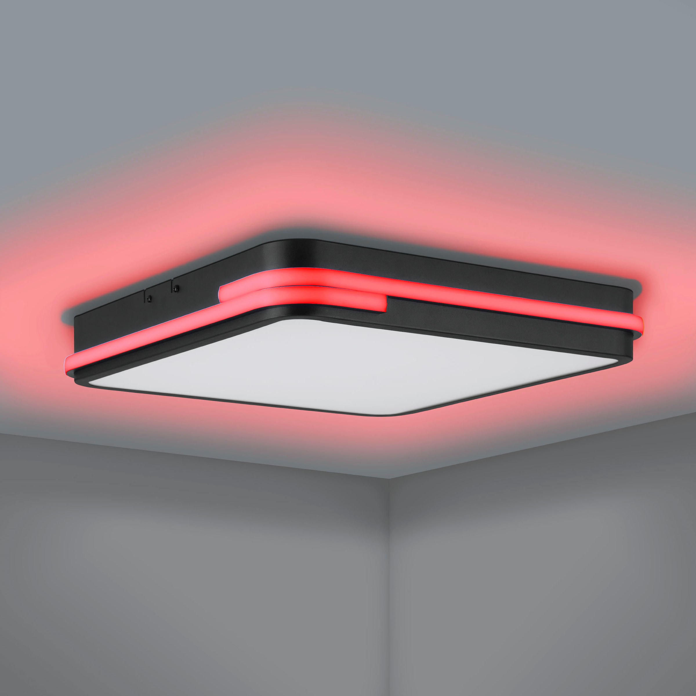 EGLO Deckenleuchte »GENOVESE-Z« in schwarz aus Alu, Stahl / inkl. LED fest integriert - 22 Watt