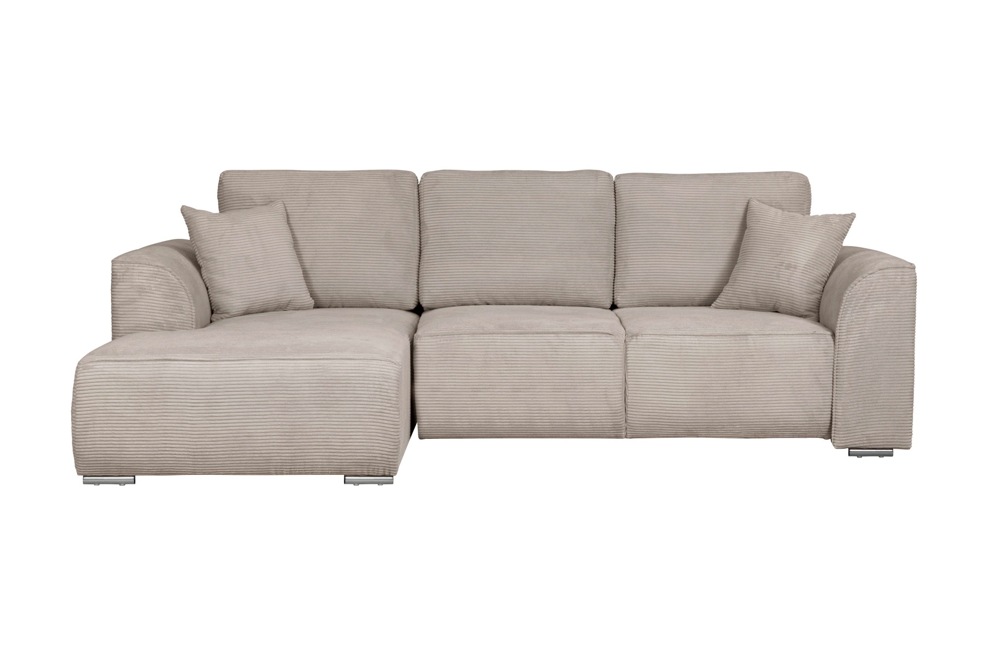 OTTO home Ecksofa "BEATRICE optionale Schlafsofa mit Bettkasten, B/T/H: 265 günstig online kaufen