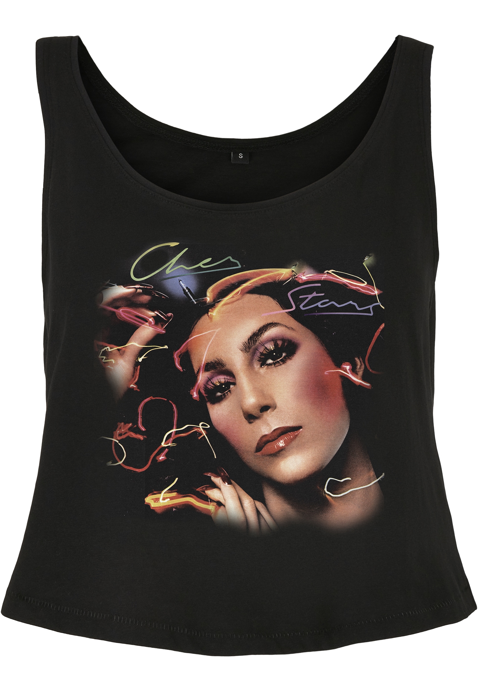 Muskelshirt »Merchcode Damen Ladies Cher Colour Tank Top«, (1 tlg.)
