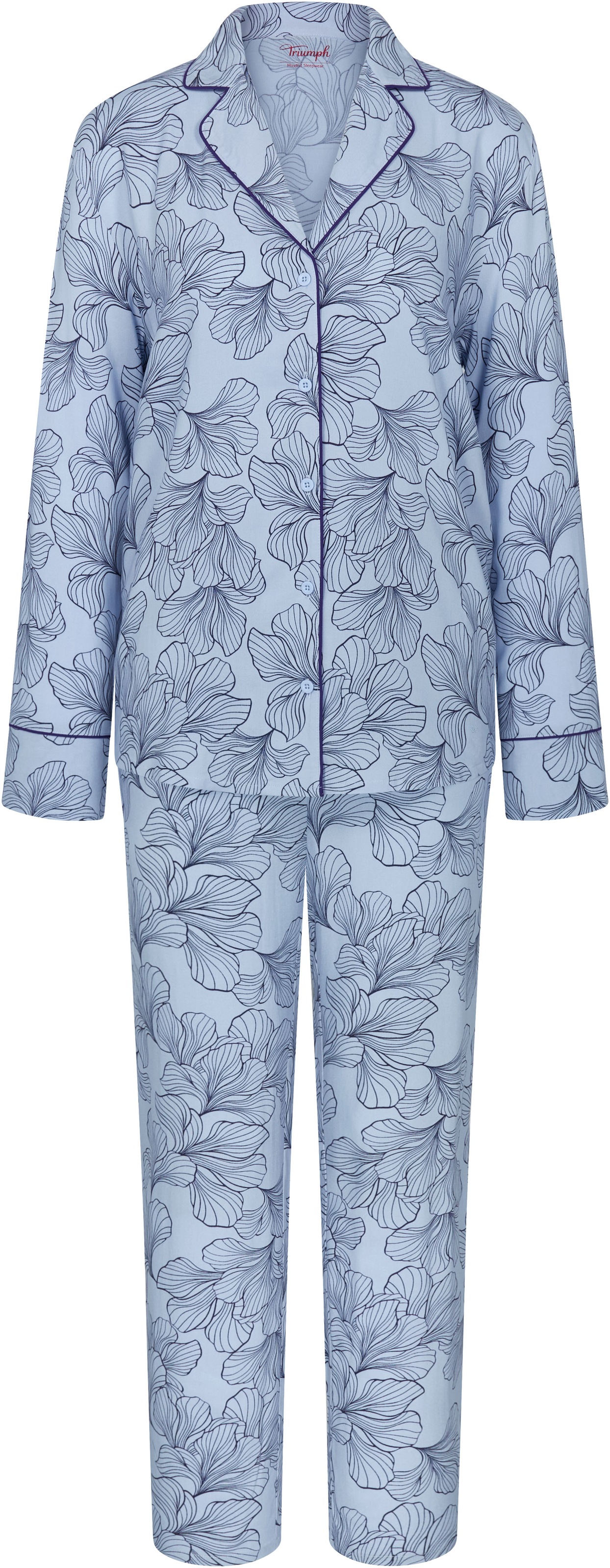 Triumph Schlafanzug 2 tlg. mit klassischem Reverskragen günstig online kaufen