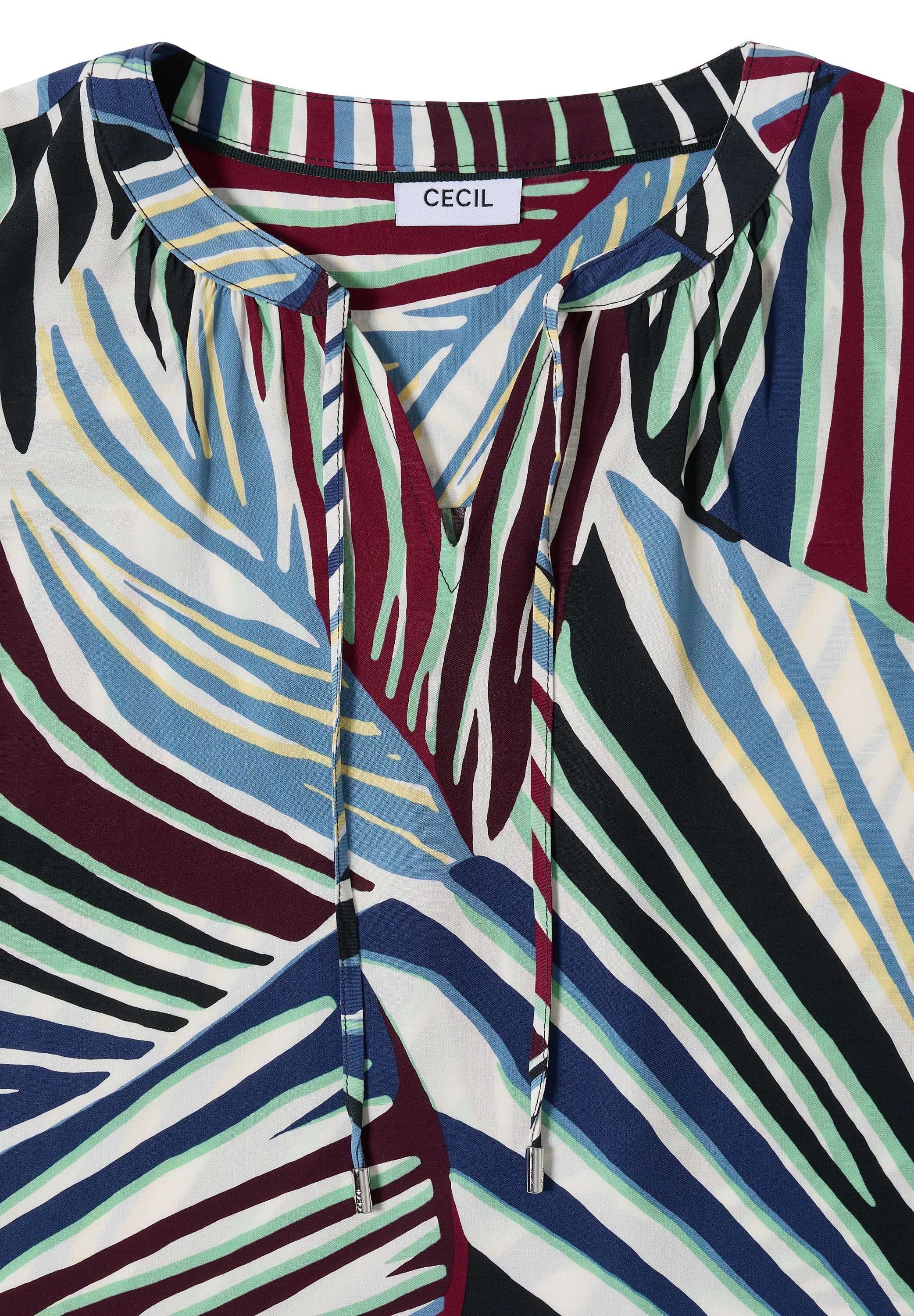 Cecil Kurzarmbluse aus softer Viskose