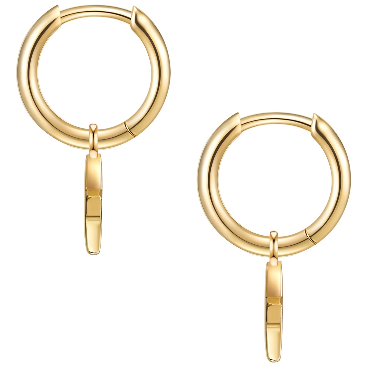 Glanzstücke München Paar Creolen »Set: GSM1267« Creolen Sterling Silber gelbgold