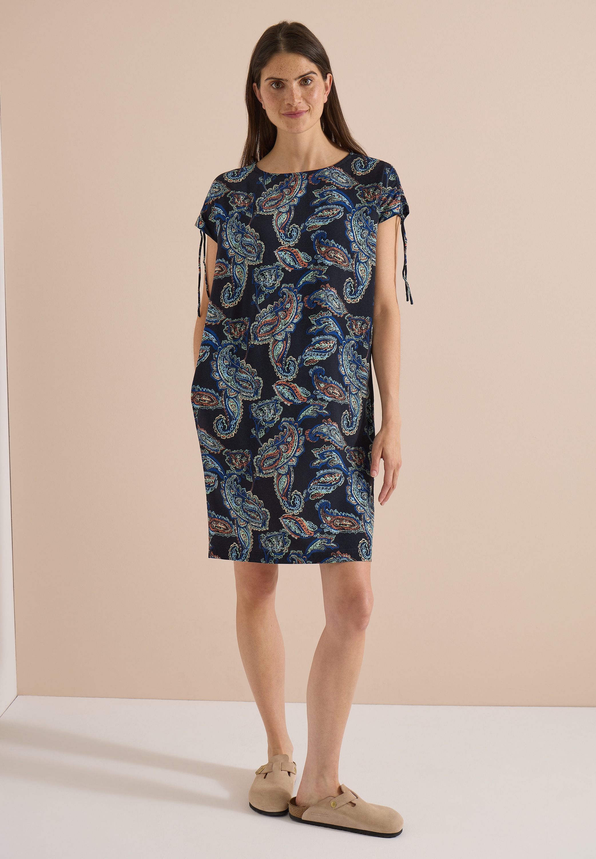 Cecil Sommerkleid Eingrifftaschen aus Viskose