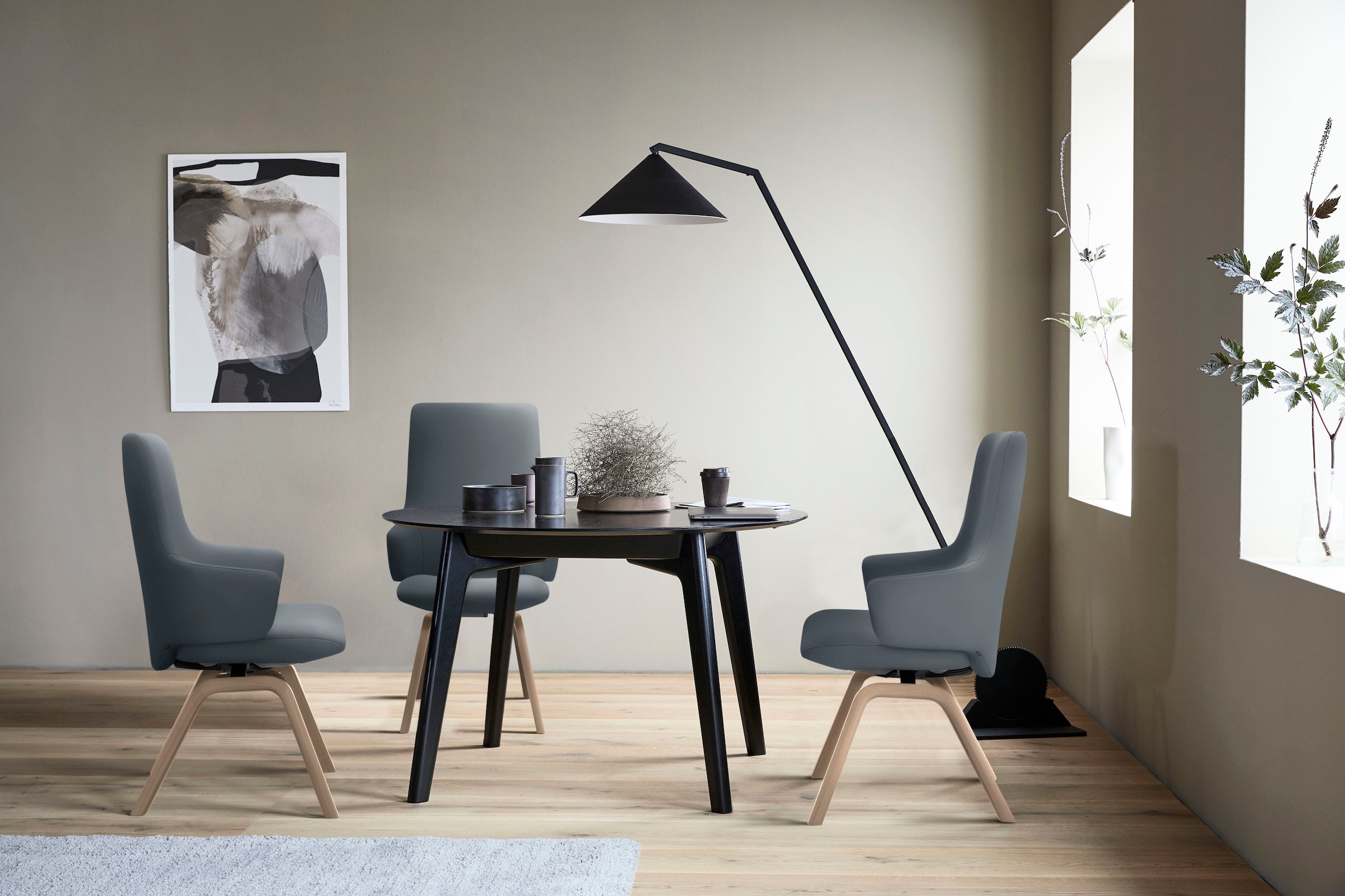 Stressless Polsterstuhl "Laurel" () High Back mit Armlehne, Größe L, mit sc günstig online kaufen