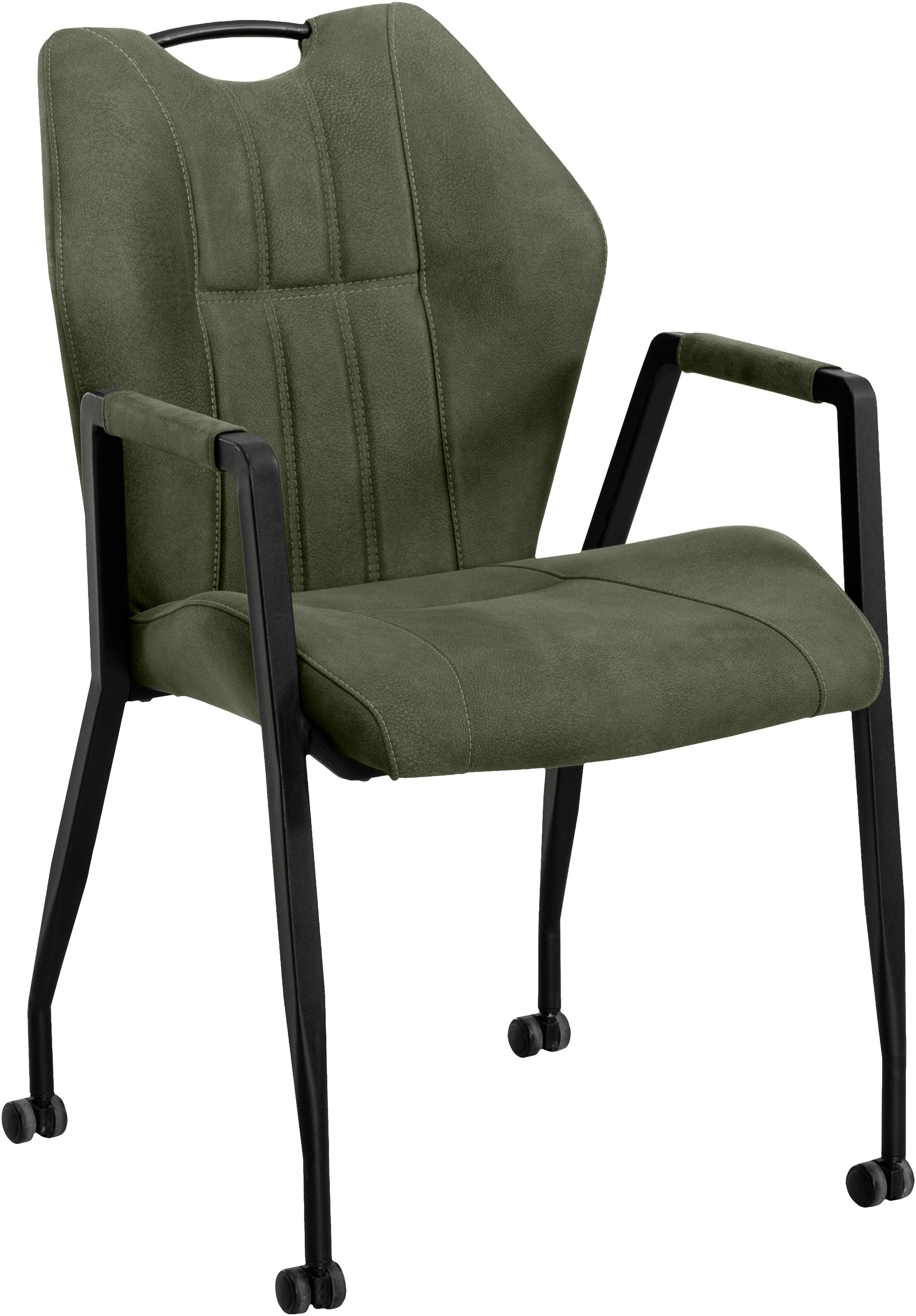 OMG Design Armlehnstuhl "Point" (Set) 1 Stk.Esszimmerstuhl mit Rollen, Büro günstig online kaufen