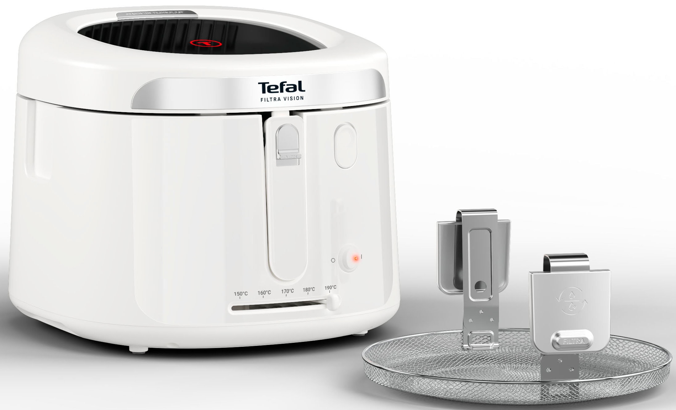 Tefal Fritteuse "Filtra Vision" 1900 W Fassungsvermögen 2,1 l extragroßes S günstig online kaufen