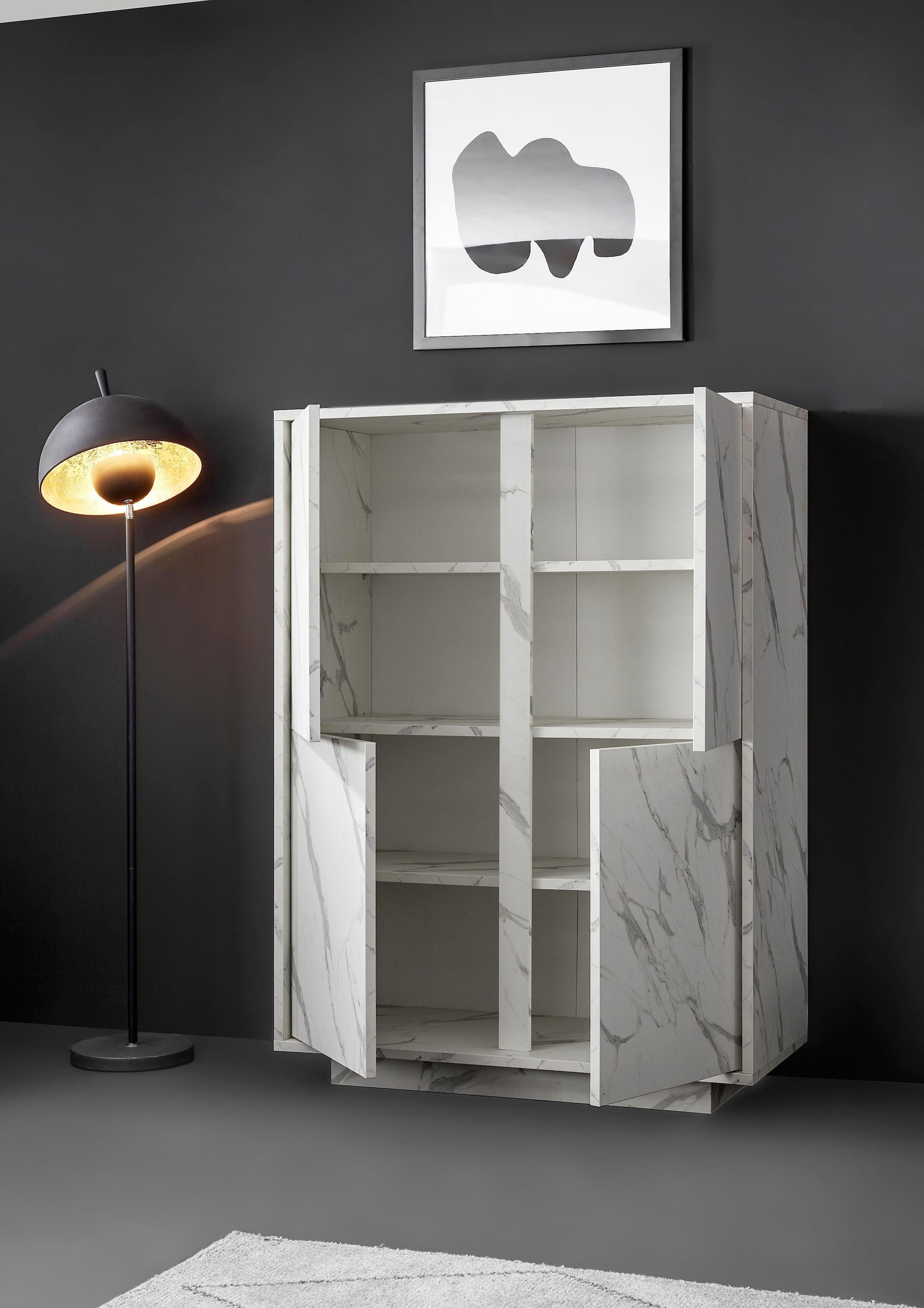 INOSIGN Highboard »Carrara«, grifflos
