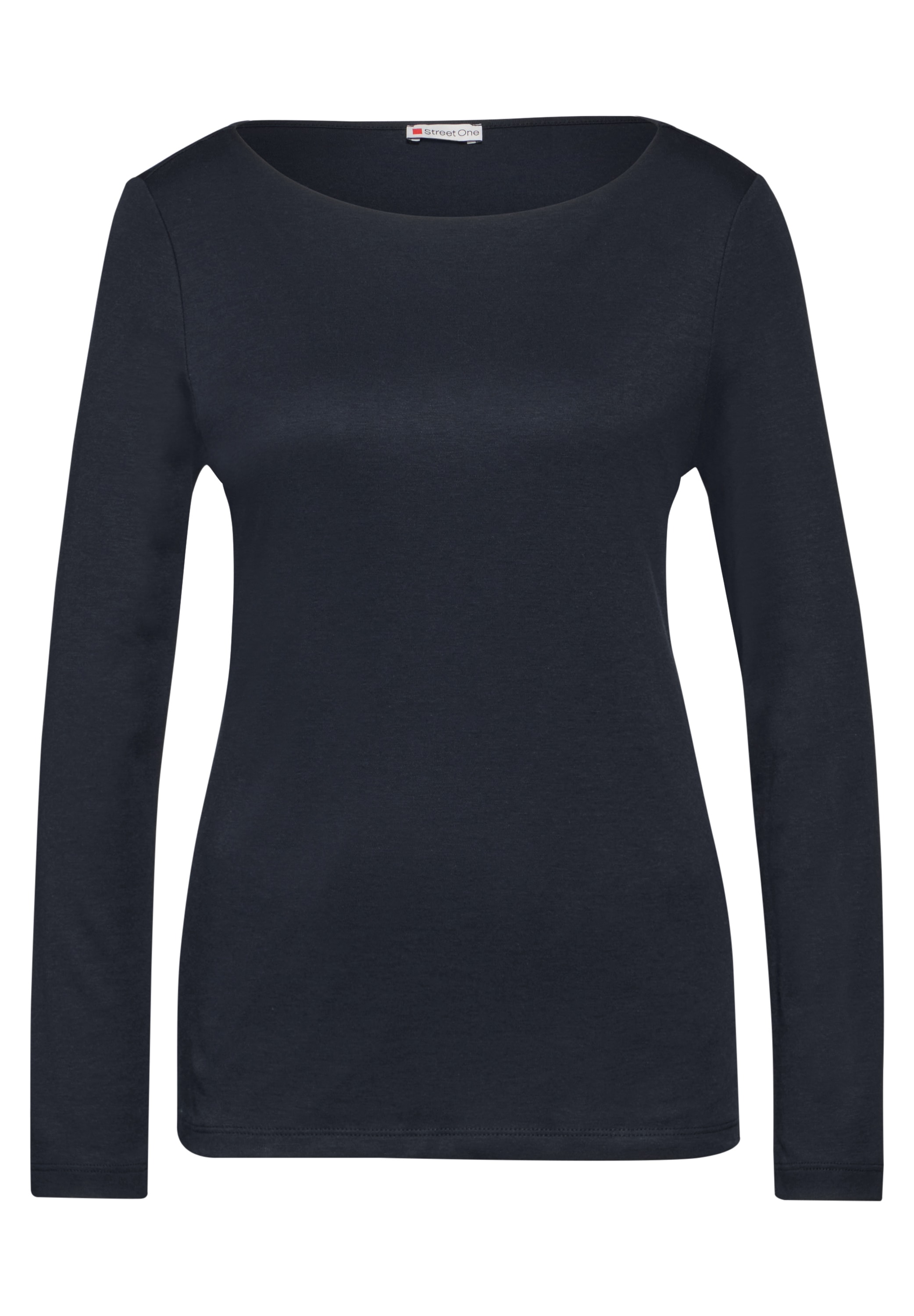 STREET ONE Langarmshirt »Style Lanea«, mit U-Boot Ausschnitt
