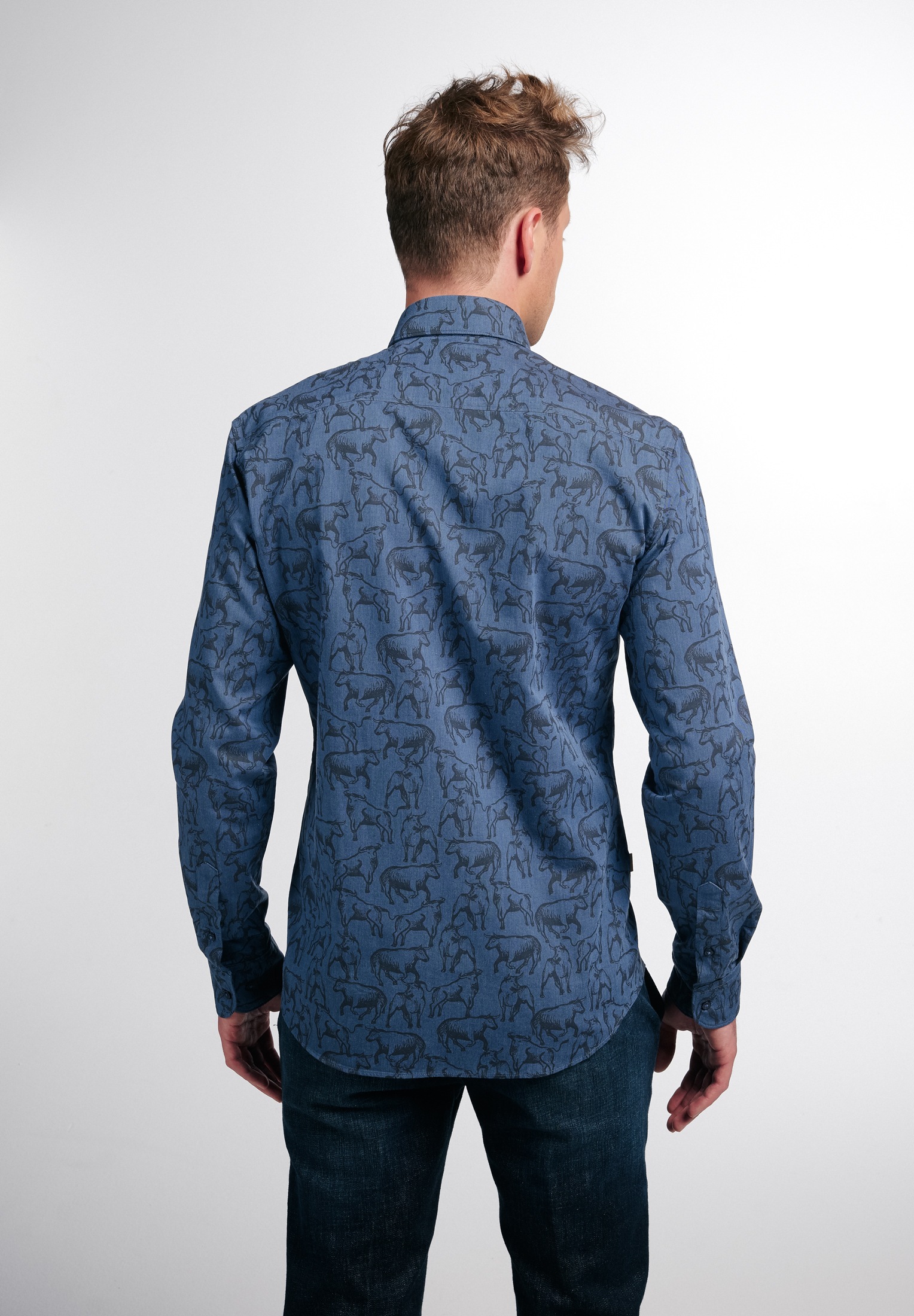 Eterna Langarmhemd "SLIM FIT", EASY IRON (bügelleicht) günstig online kaufen
