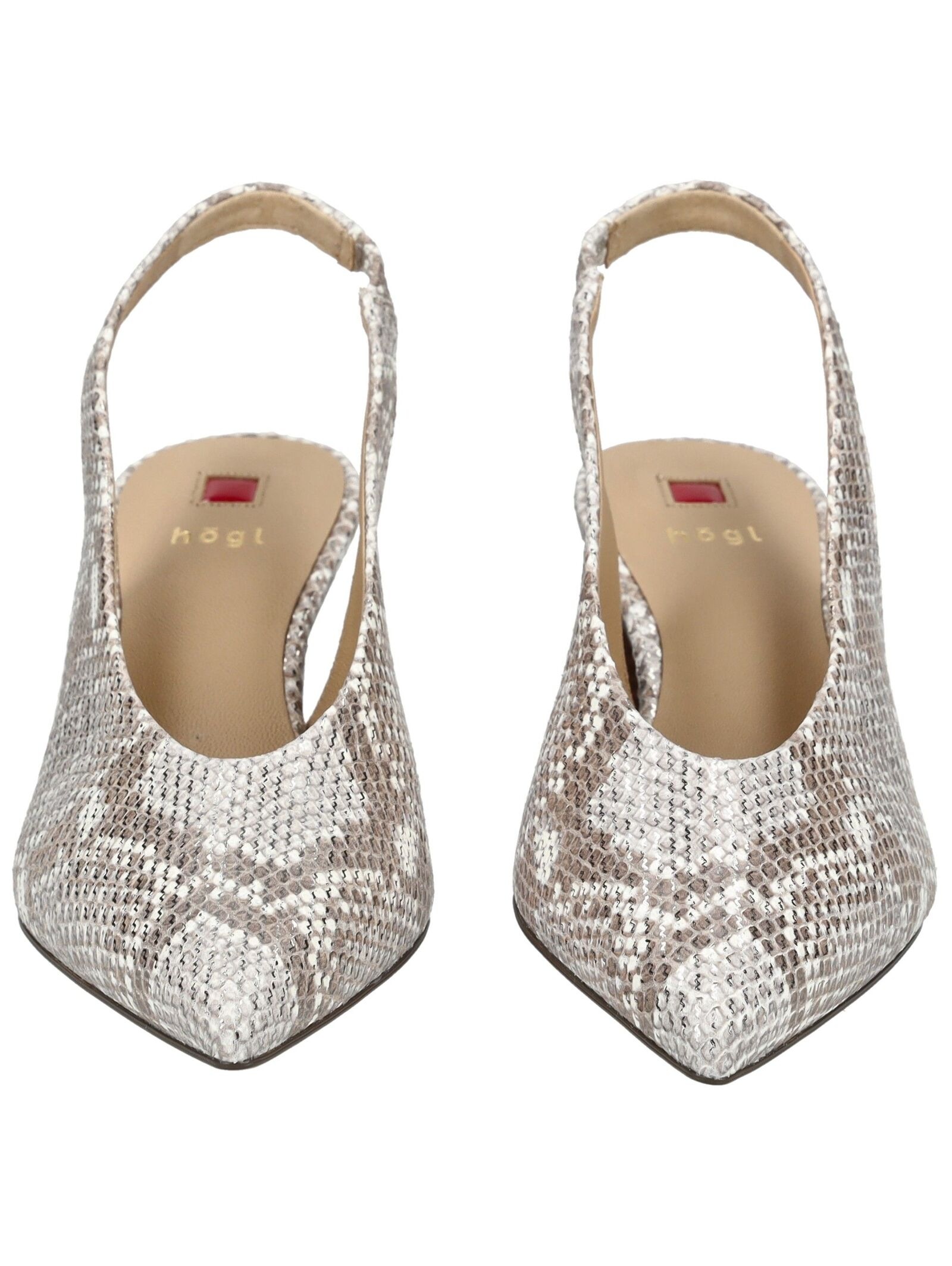 High-Heel-Pumps HÖGL "Högl Pumps Leder", Damen, Gr. 38, beige (taupe), Leder, Schuhe 2