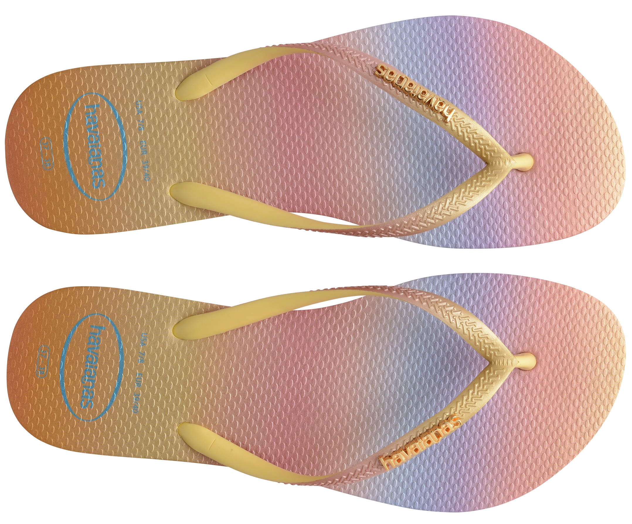 Havaianas Zehentrenner »SLIM GRADIENT SUNSET«, Sommerschuh, Schlappen, Poolsildes mit sommerlichem Farbverlauf