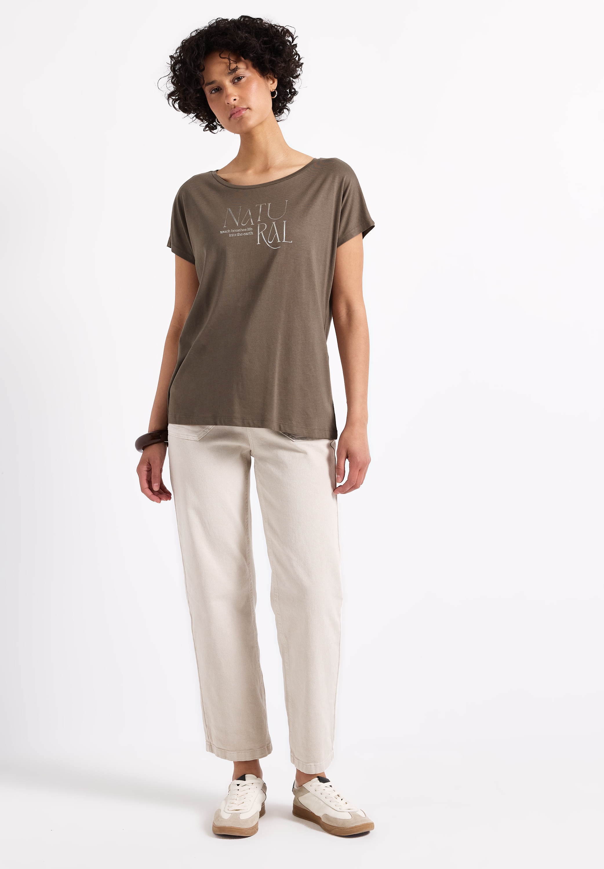 STREET ONE Shirttop, mit Schriftzug