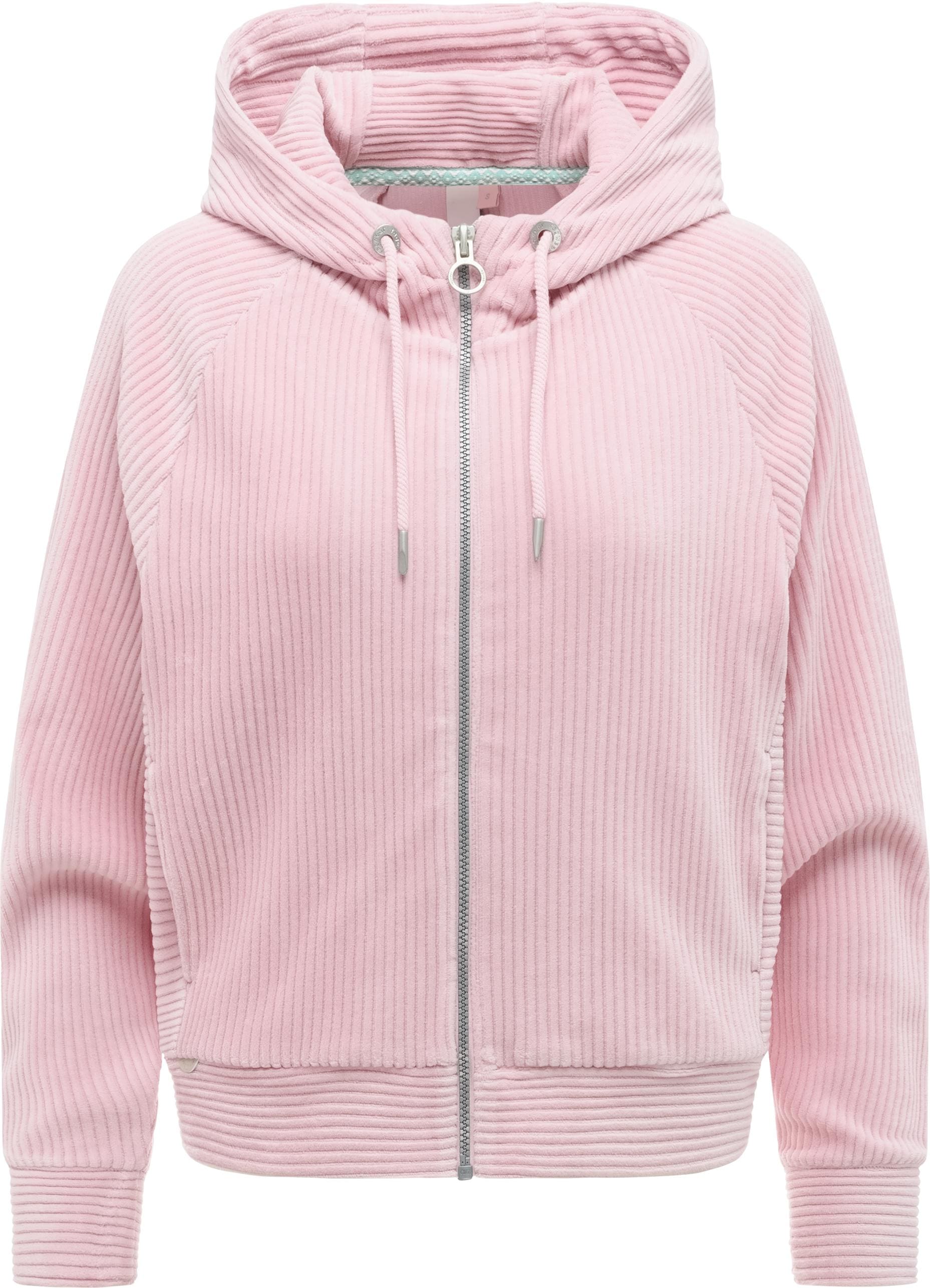 Ragwear Sweatjacke "Corduly Cordy" Freizeitjacke Zip-Hoodie aus weichem Kor günstig online kaufen