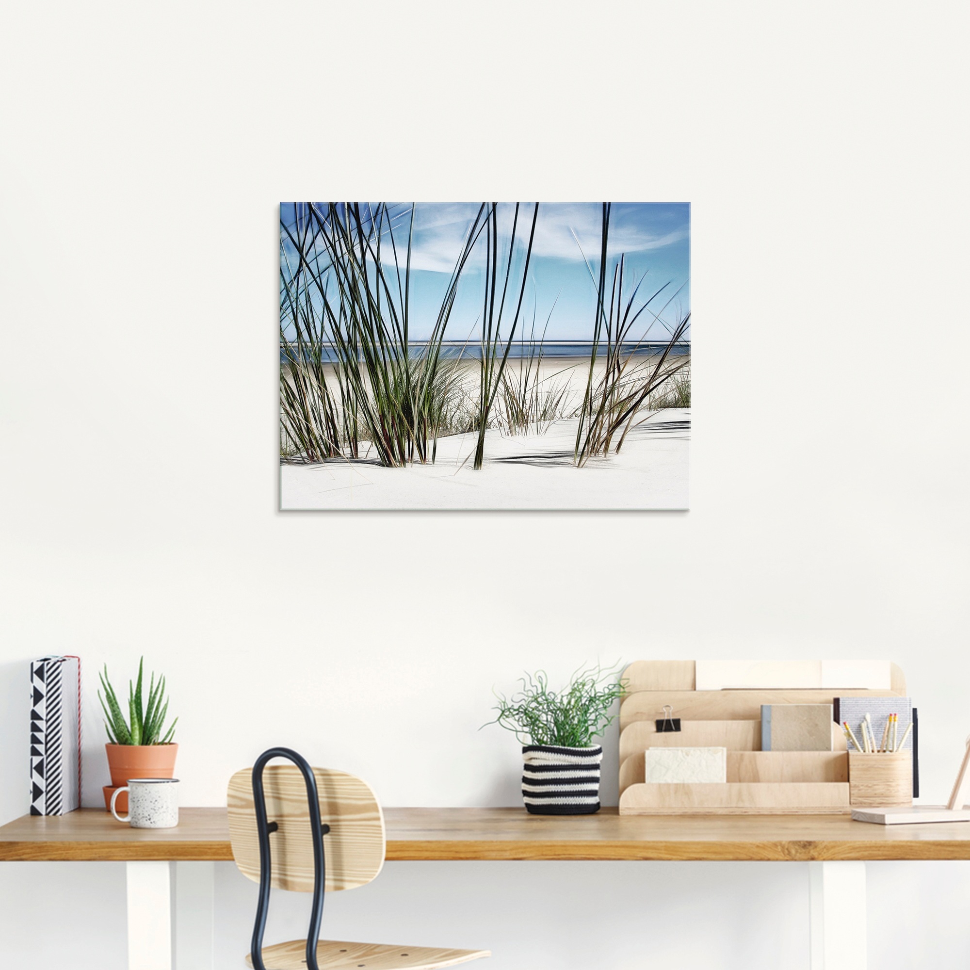 Artland Glasbild »Düne«, Strand, (1 St.), in verschiedenen Größen
