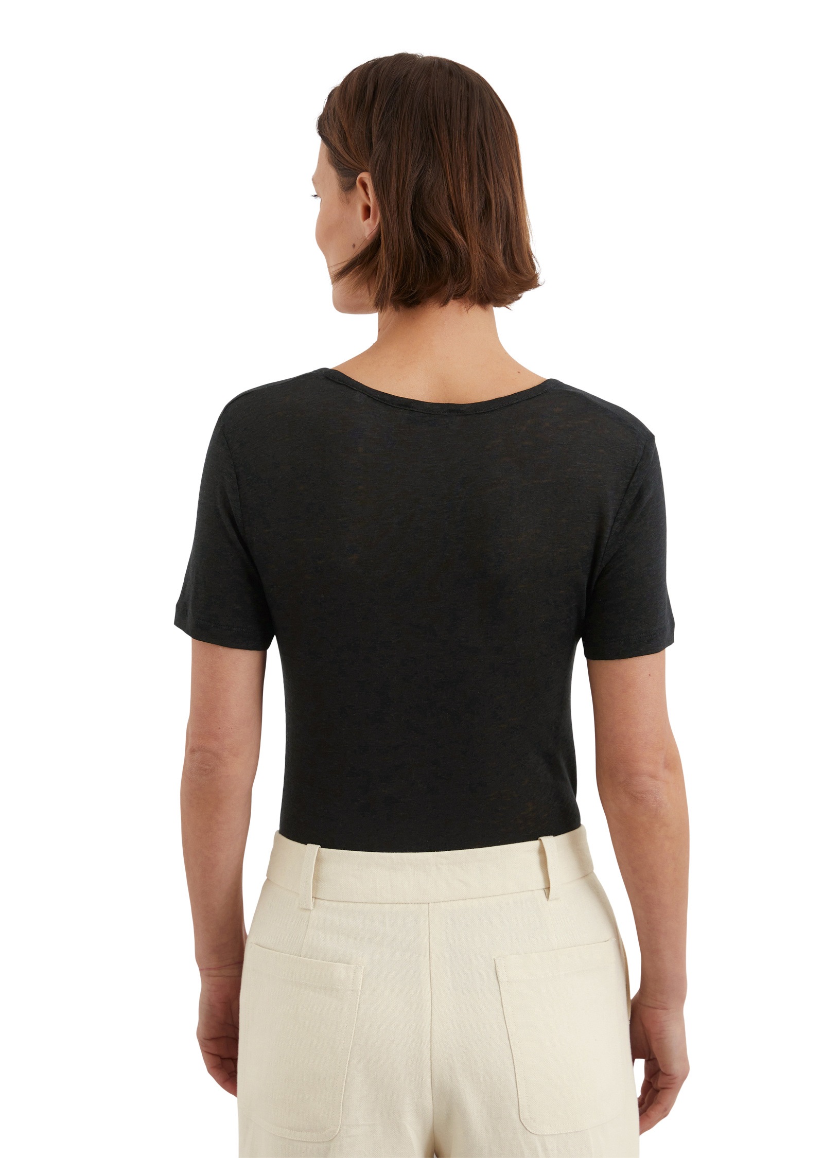 Marc O'Polo T-Shirt »aus Leinen-Lyocell-Mix«