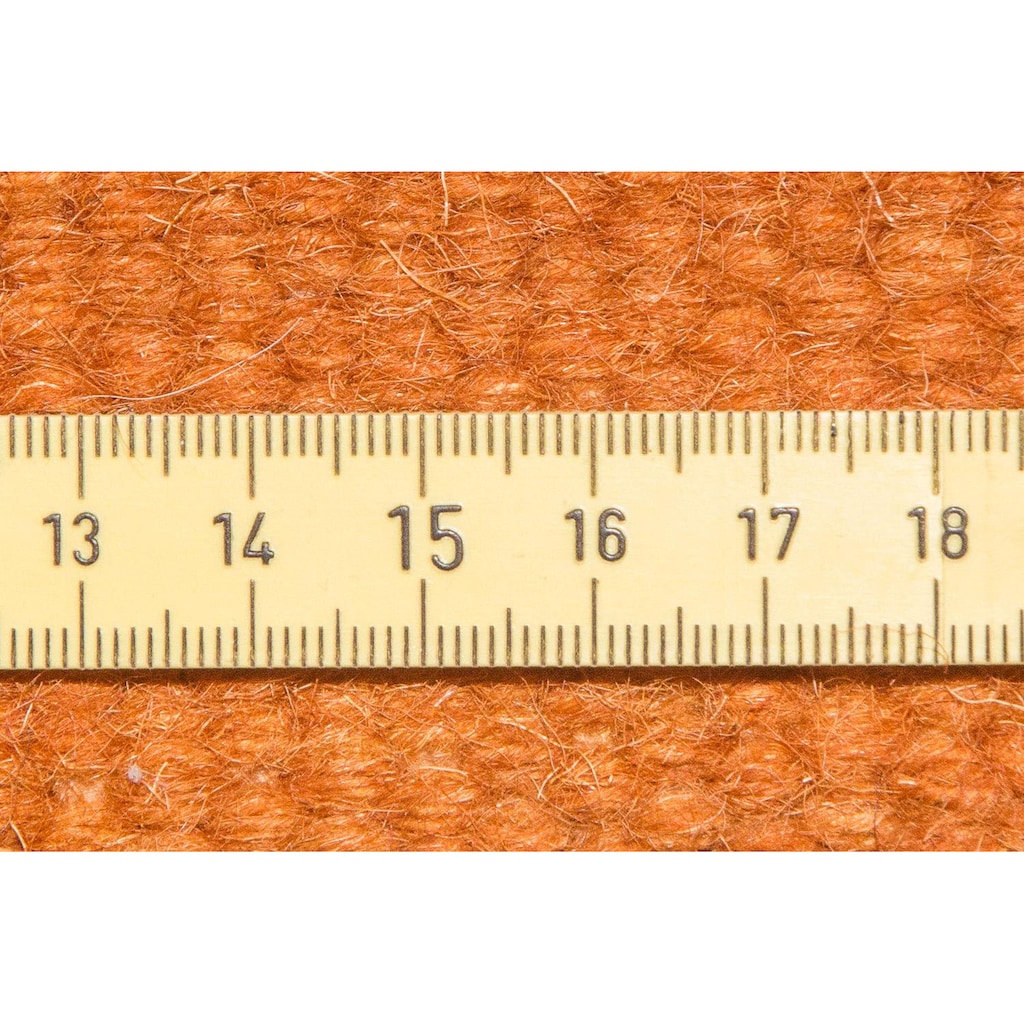 morgenland Wollteppich »Kelim Teppich handgewebt orange«, rechteckig
