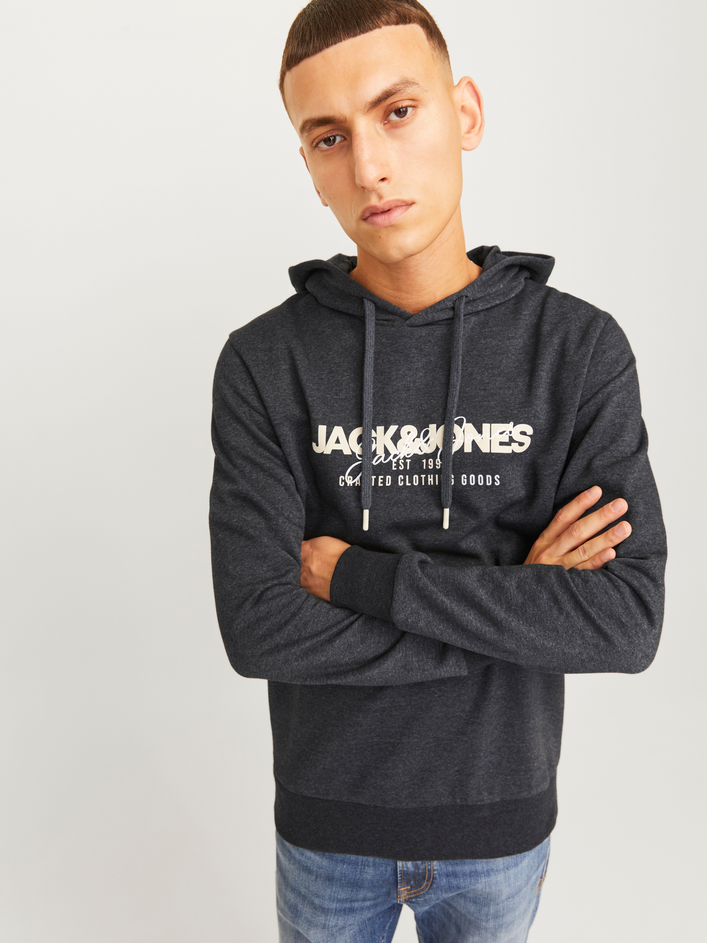 Jack & Jones Kapuzensweatshirt "JJALVIS SWEAT HOOD" günstig online kaufen