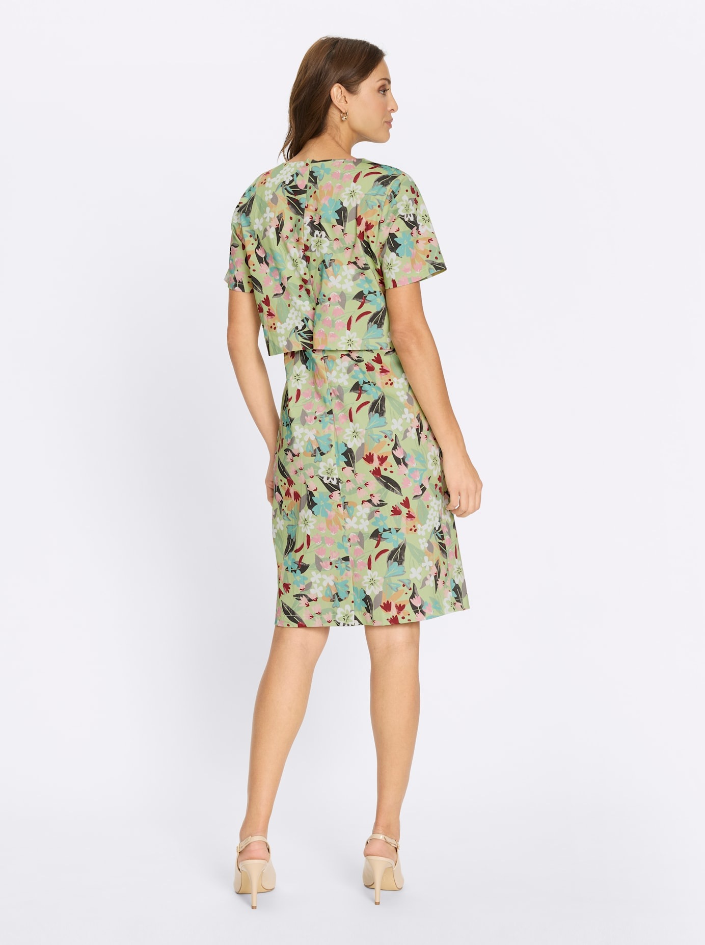 Thumbnail - Lady Satinkleid "Druck-Kleid"