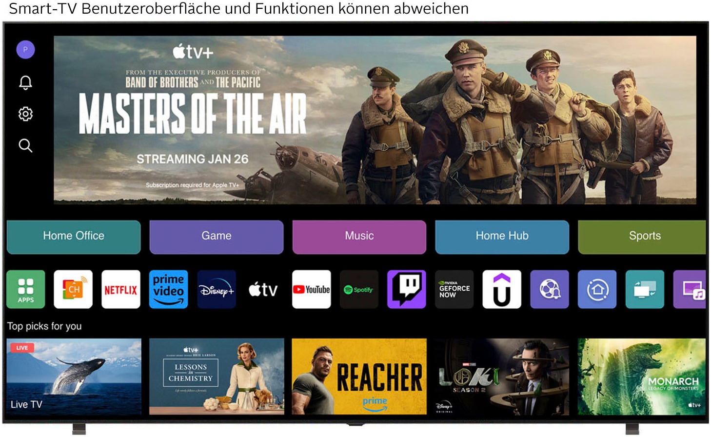 LG OLED-Fernseher »OLED83B59LA«, 4K Ultra HD, Smart-TV