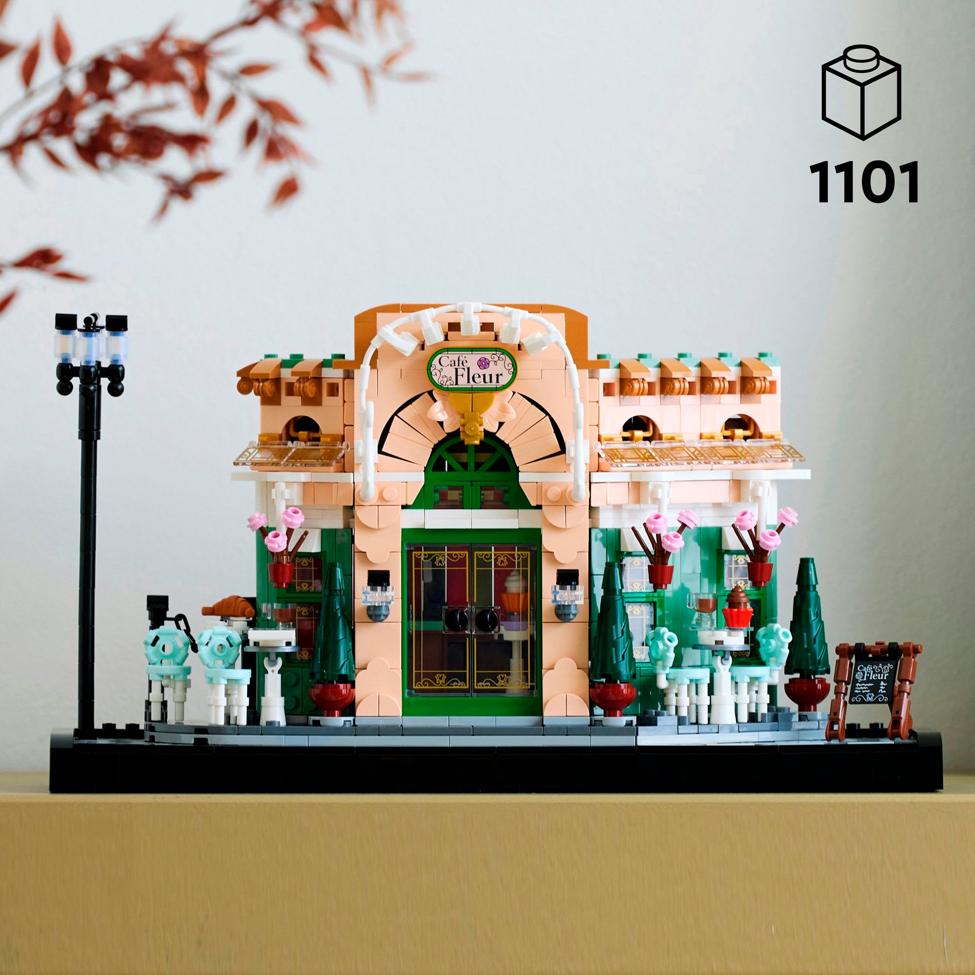 LEGO® Konstruktionsspielsteine »Französisches Café (10362), LEGO® Icons«, (1101 St.), Made in Europe