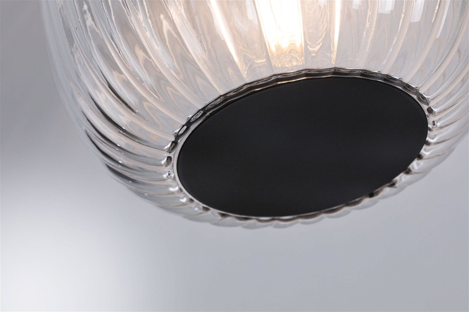 Paulmann Deckenleuchte »Ruya IP44 E14 230V max. 20W Glas, Schwarz matt«, 1 flammig, Leuchtmittel E14 | ohne Leuchtmittel