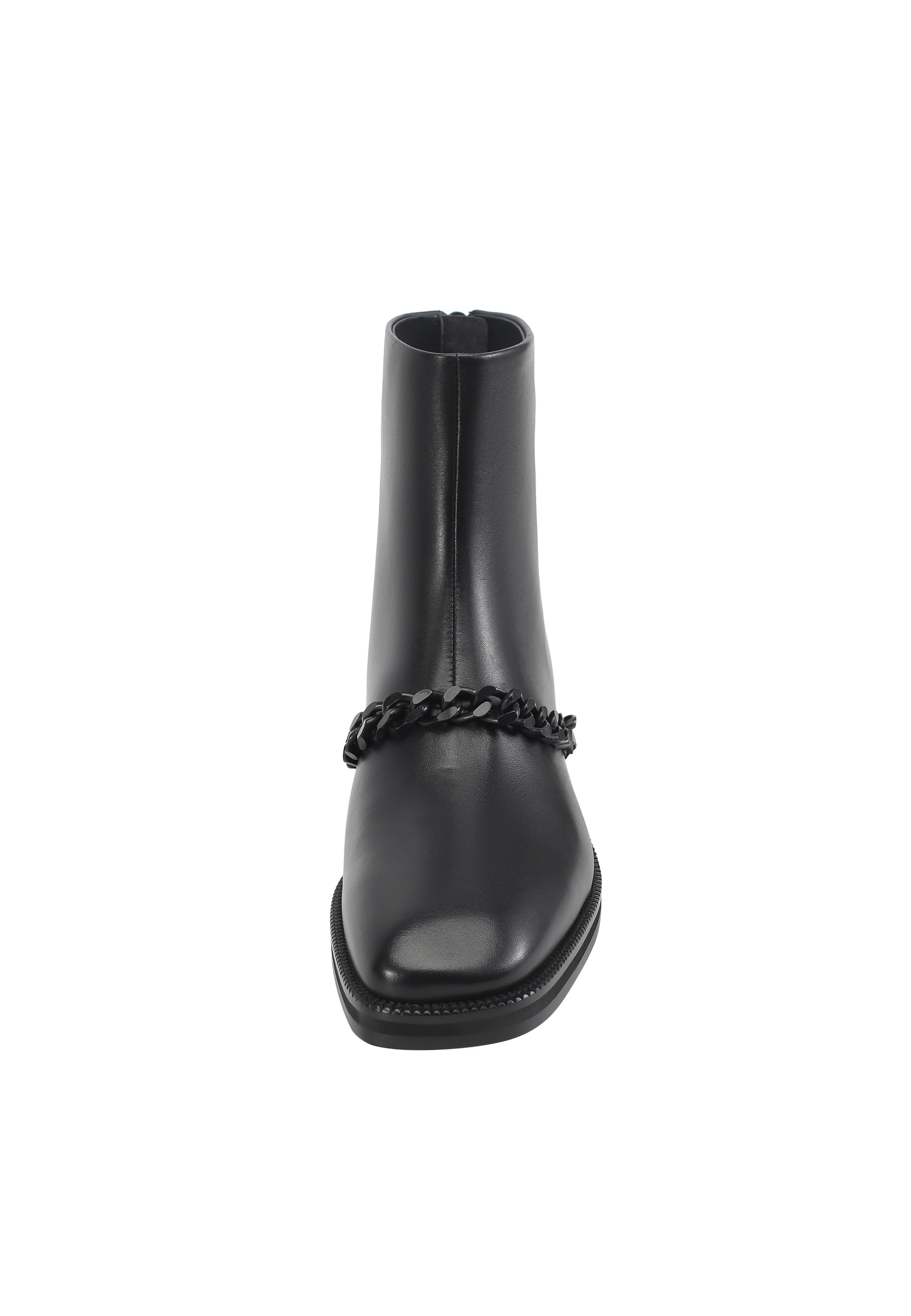 ekonika Stiefelette mit modischem Ketten-Accessoire