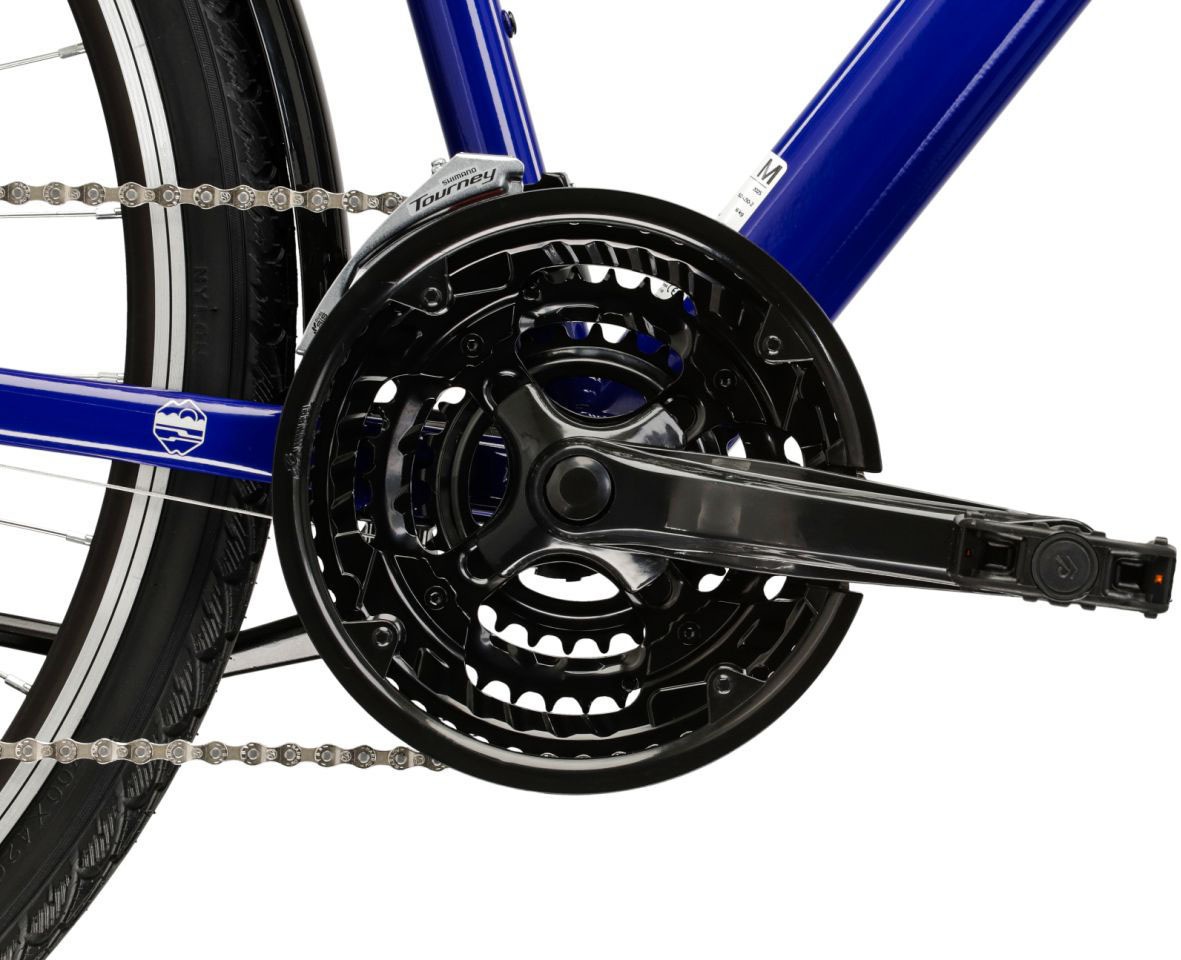 Kross Trekkingrad »Herren-Trekkingrad 28" Trans 1.0 Blau 21 Gänge« 21 Gang Shimano TOURNEY TY300 Schaltwerk Kettenschaltung