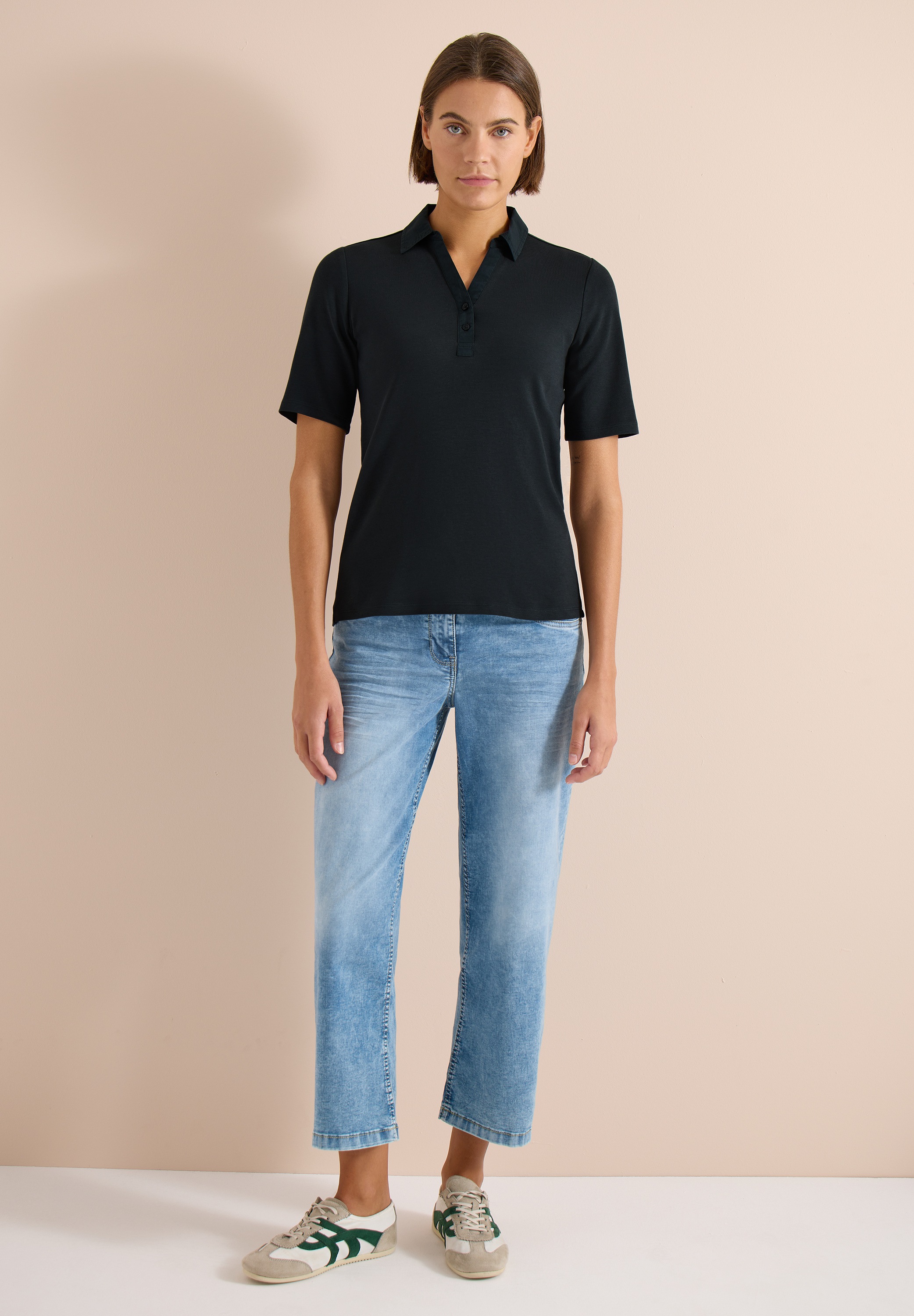 Cecil Poloshirt aus reiner Baumwolle