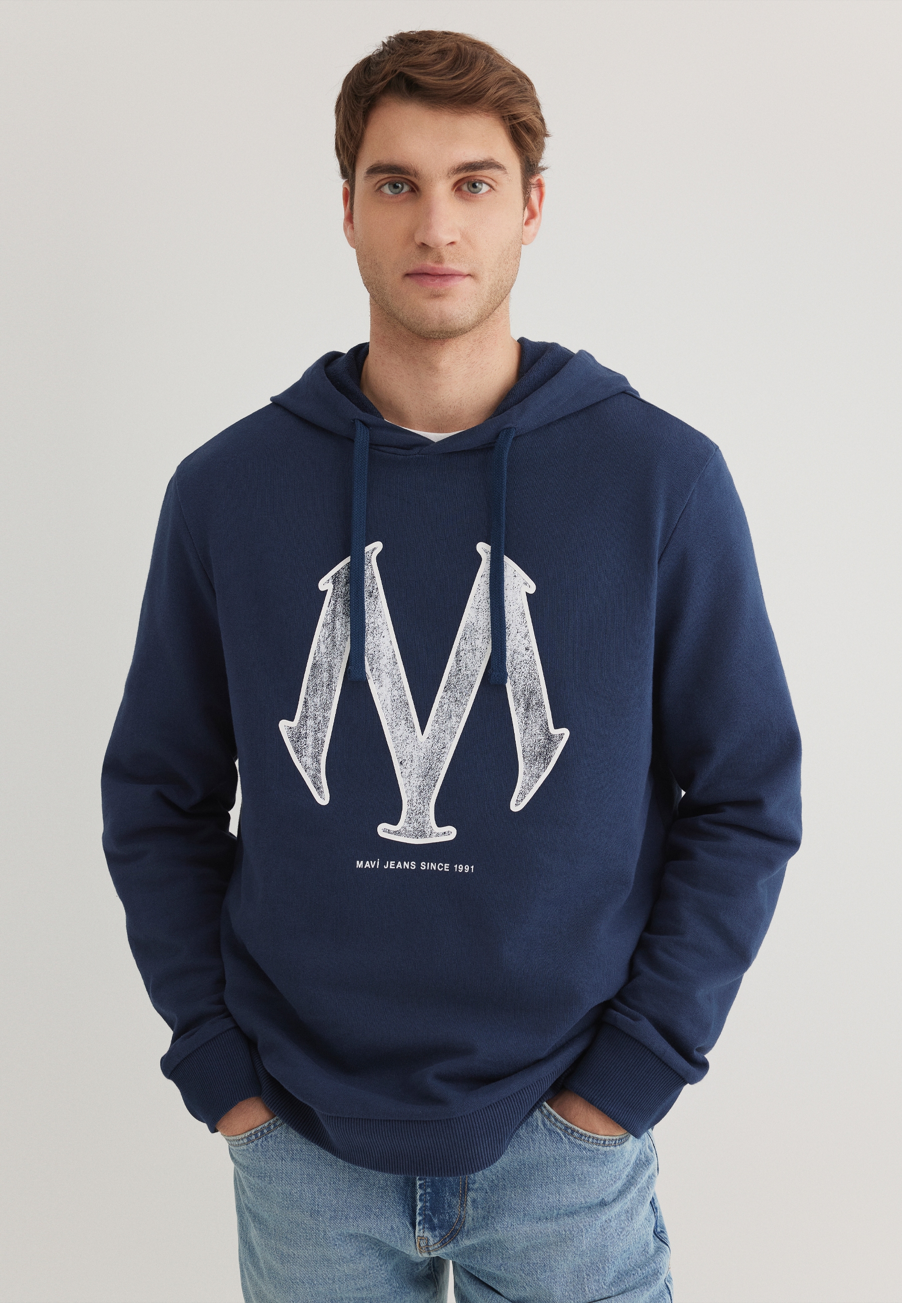 Mavi Rundhalspullover »LOGO PRINTED SWEATSHIRT«, Logo Hoodie