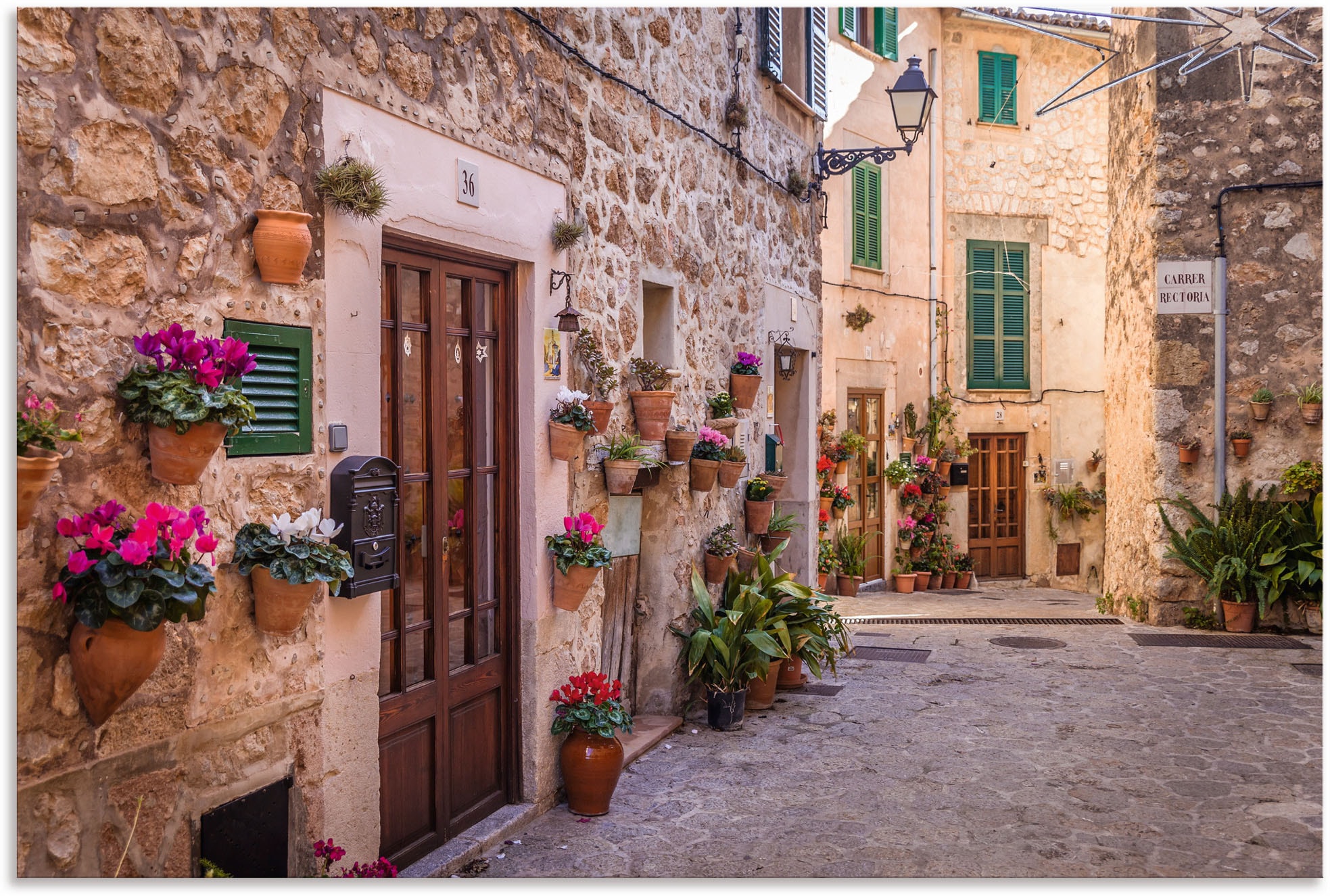 kaufen Leinwandbild, Größen versch. Wandbild Wandaufkleber | Poster (1 Mallorca, Artland Mallorca«, oder als Valldemossa, Alubild, in »Altstadtgasse BAUR St.), in