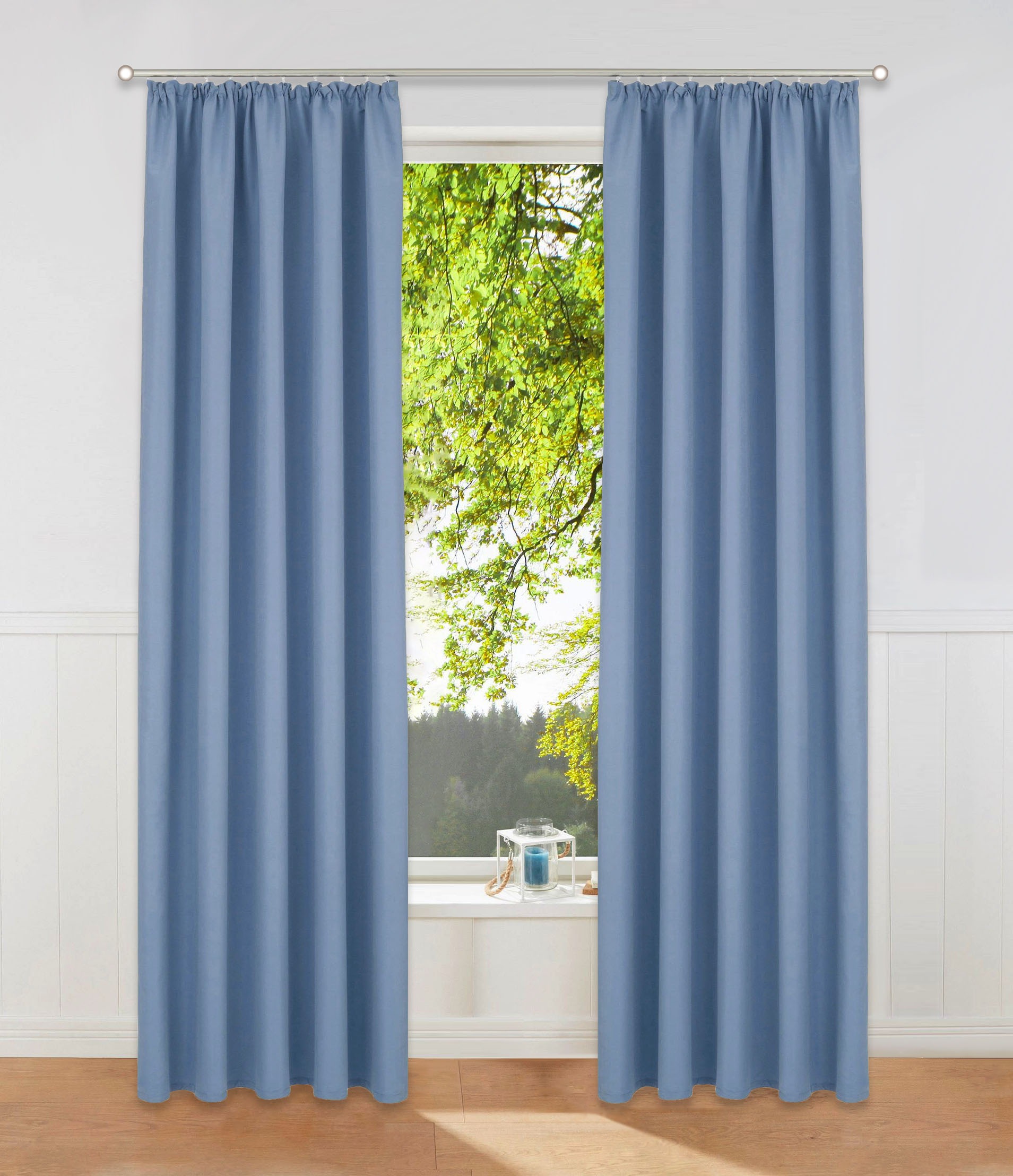 OTTO home Vorhang "Parry" Kräuselband 2 Stk. tlg. 2-er Set, blickdicht, mon günstig online kaufen