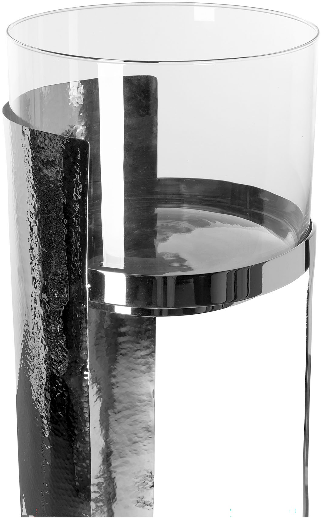 Thumbnail - Fink Windlicht "MANIAC" Kerzenhalter, Säule aus Edelstahl, mit Glaszylinder