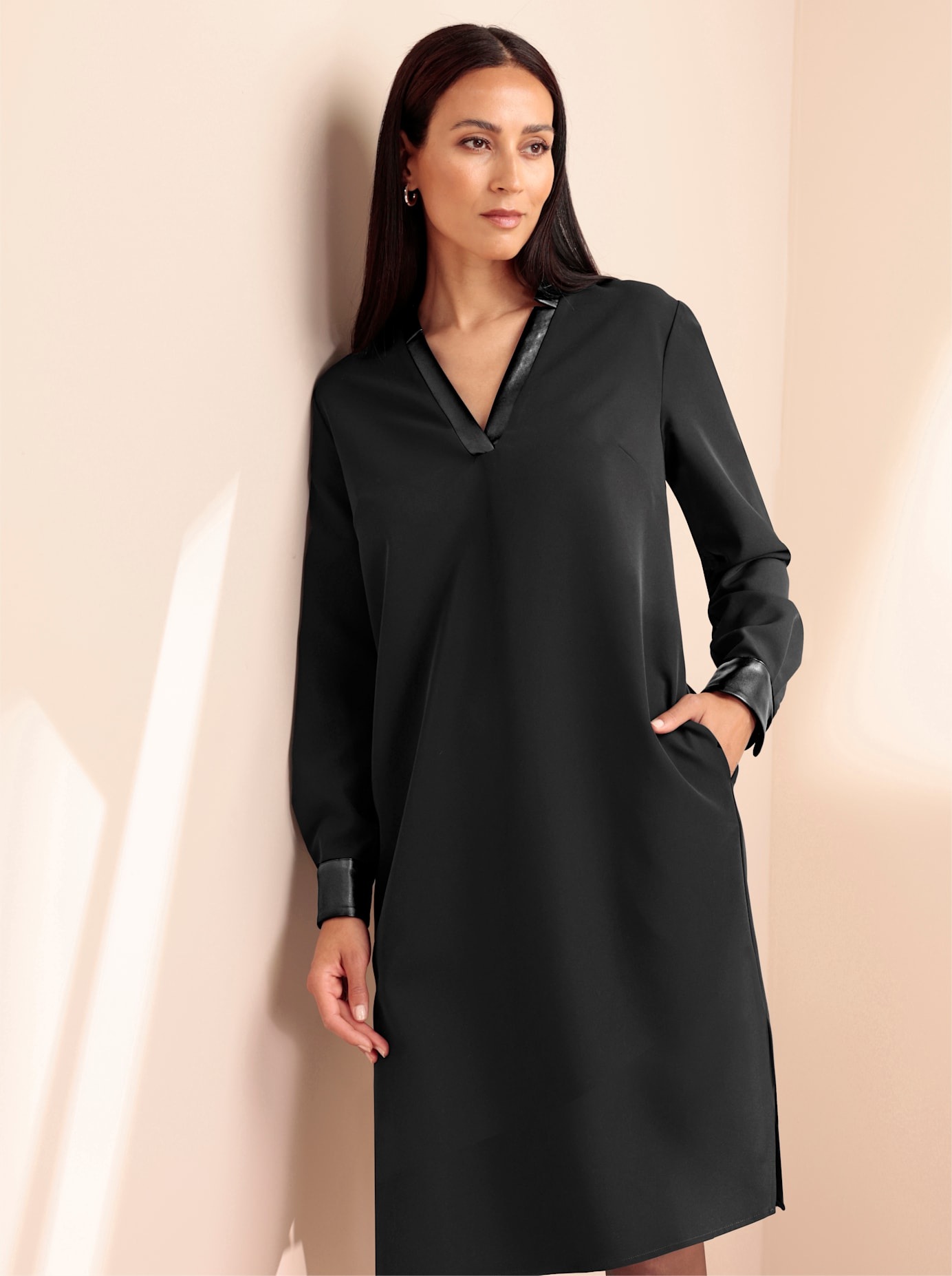 heine Jerseykleid "Jersey-Kleid" Nahttasche günstig online kaufen