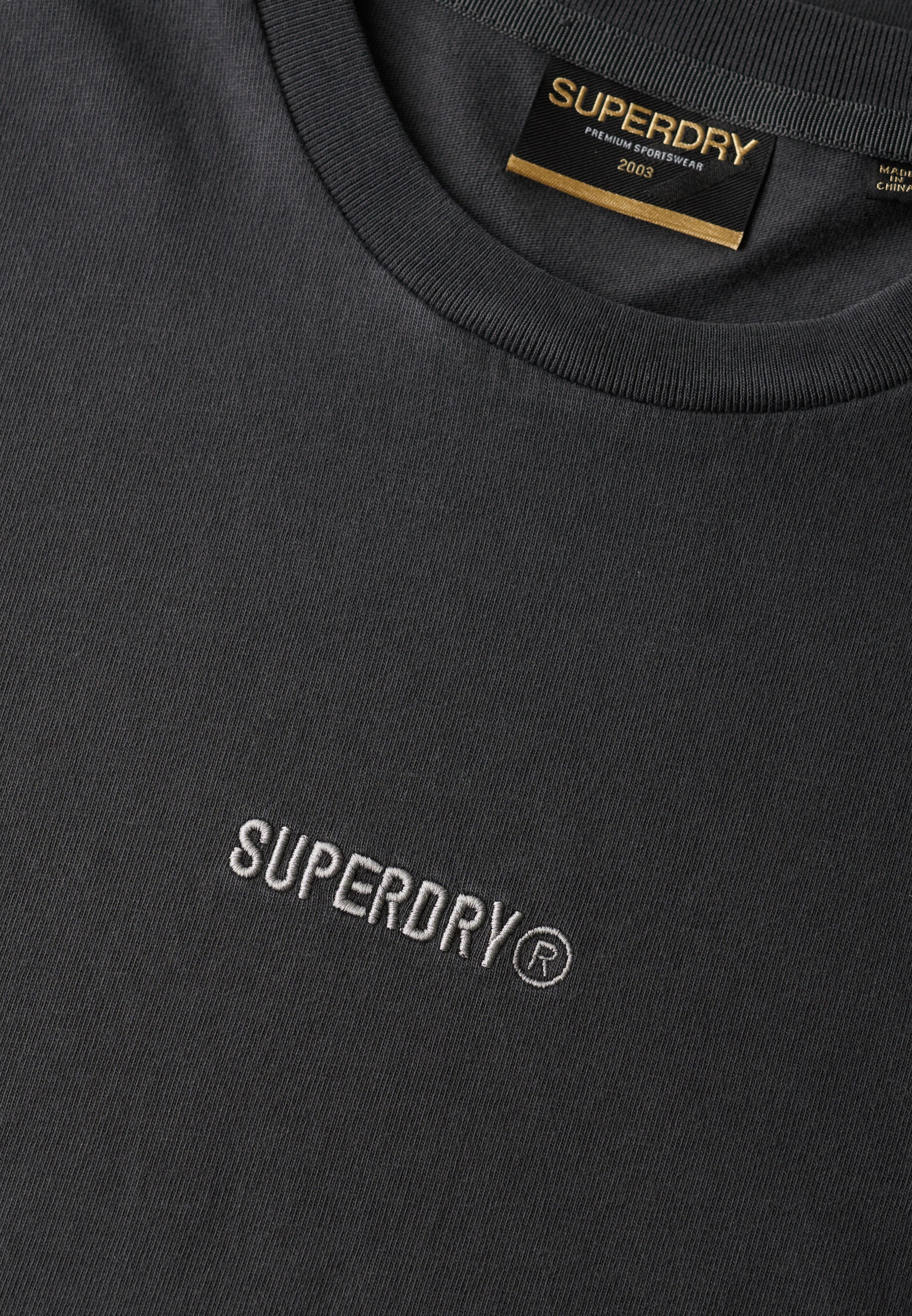 Superdry Rundhalsshirt »MICRO LOGO T SHIRT«