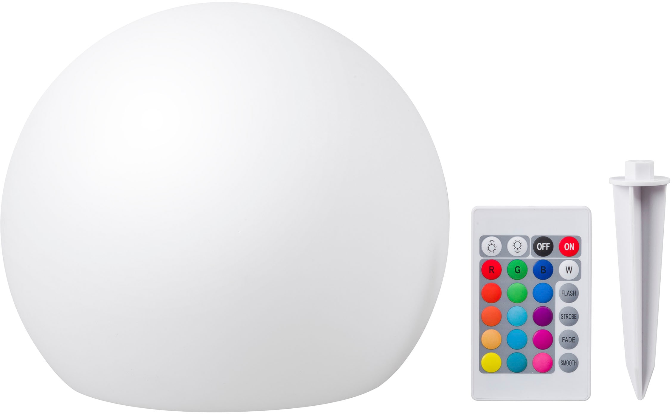 Ubbink LED Gartenleuchte "MultiBright Solar Float 30" Farbwechsler  Kaltwei günstig online kaufen