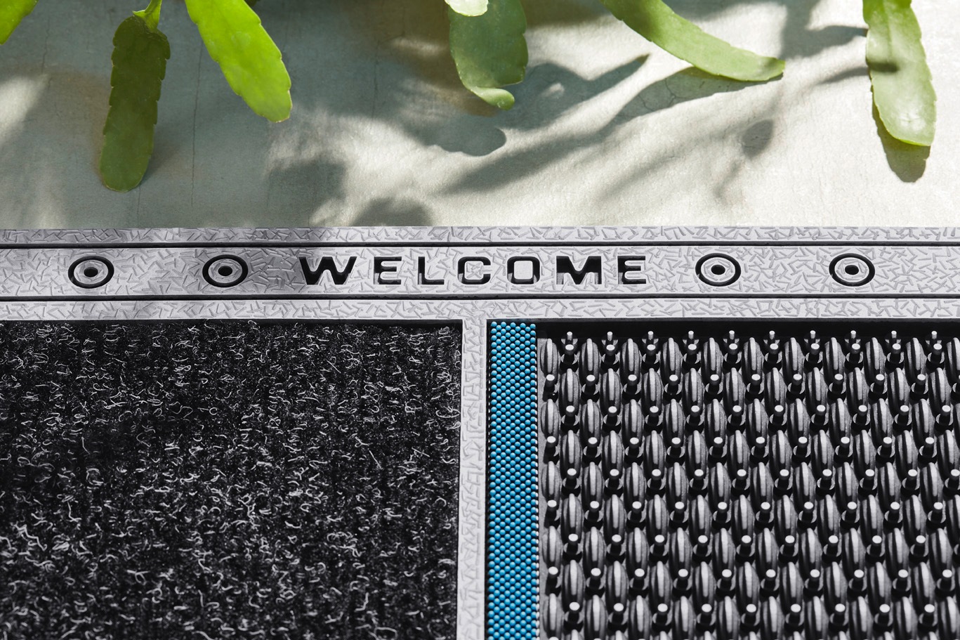 Home2Fashion Fußmatte »Clean Colorado RE«, rechteckig, 12 mm Höhe, Schmutzfangmatte, mit Spruch, robust, In- und Outdoor geeignet