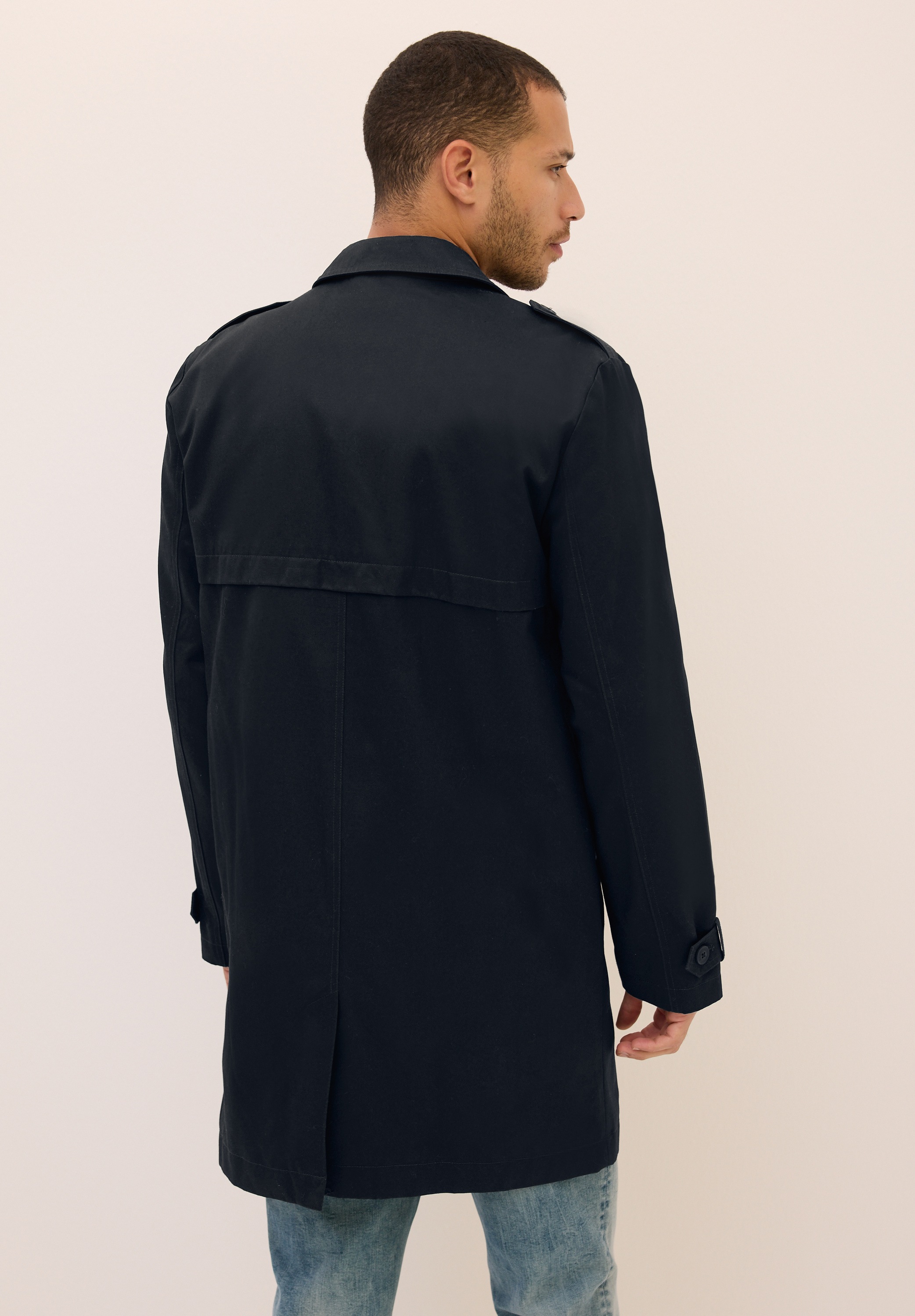 STREET ONE MEN Outdoorjacke, ohne Kapuze, mit Reverskragen