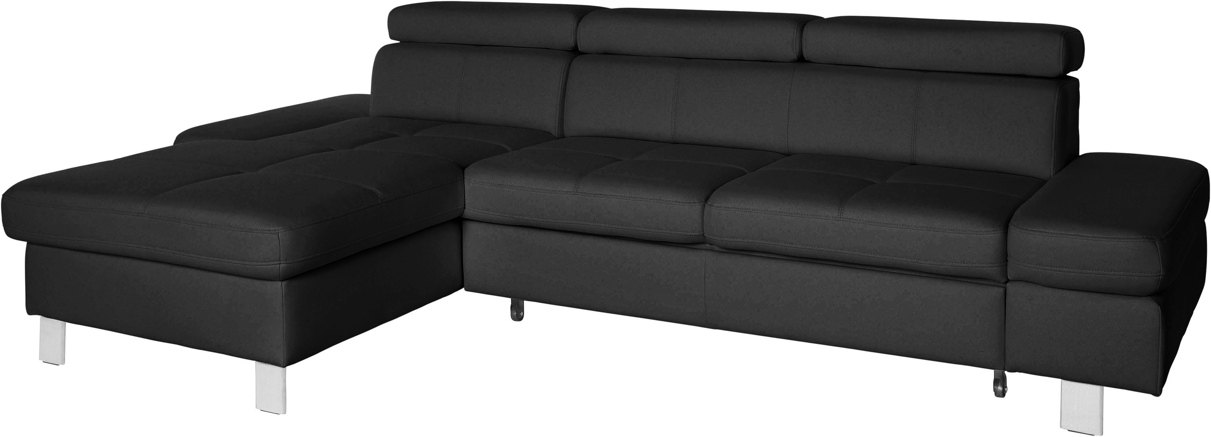 exxpo - sofa fashion Ecksofa Fiji, L-Form, mit Kopf- bzw. Rückenverstellung günstig online kaufen